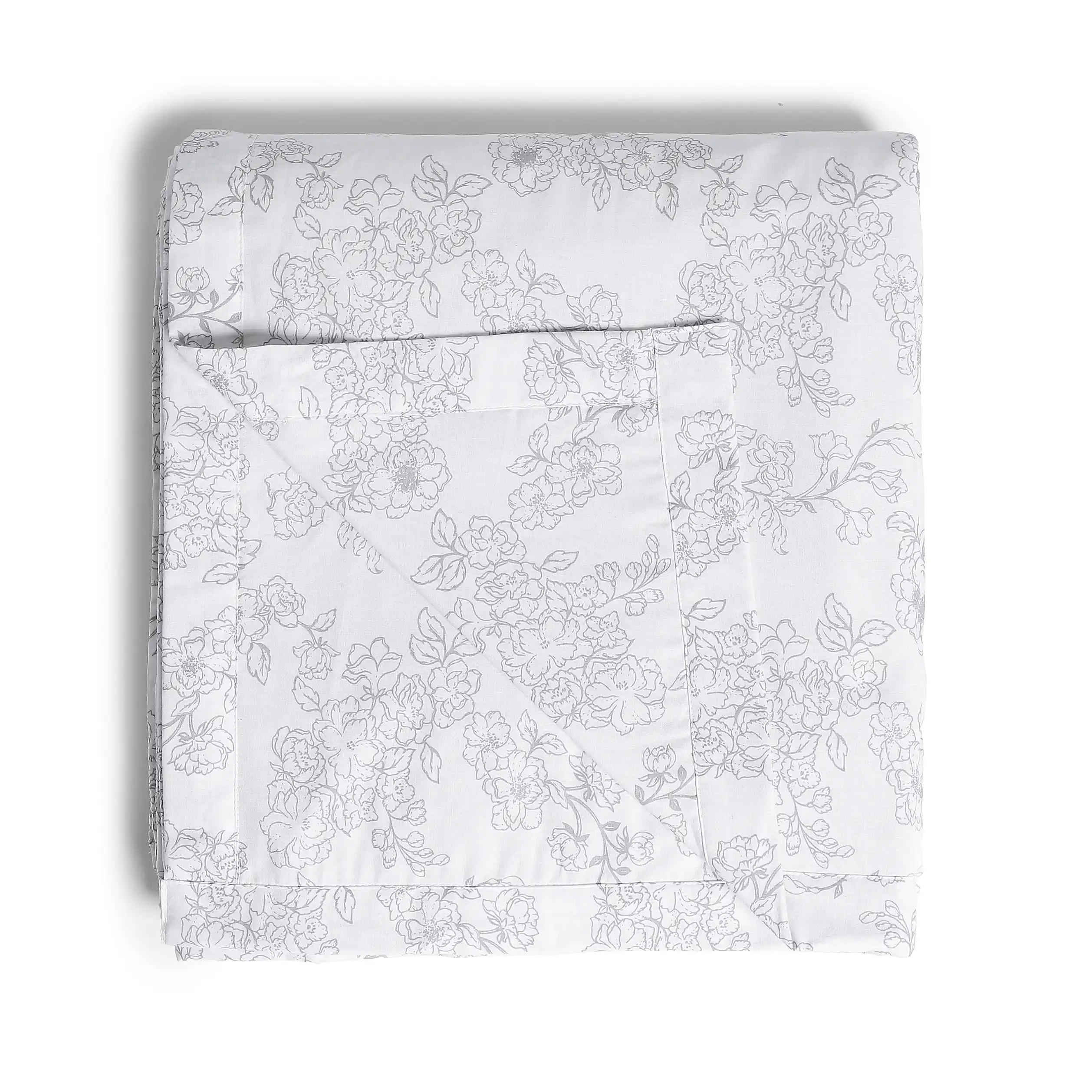 Bloomshire Classic | Everyday Charm Printed Reversible Dohar with Super Soft Flannel Layering-Grey - Image 4