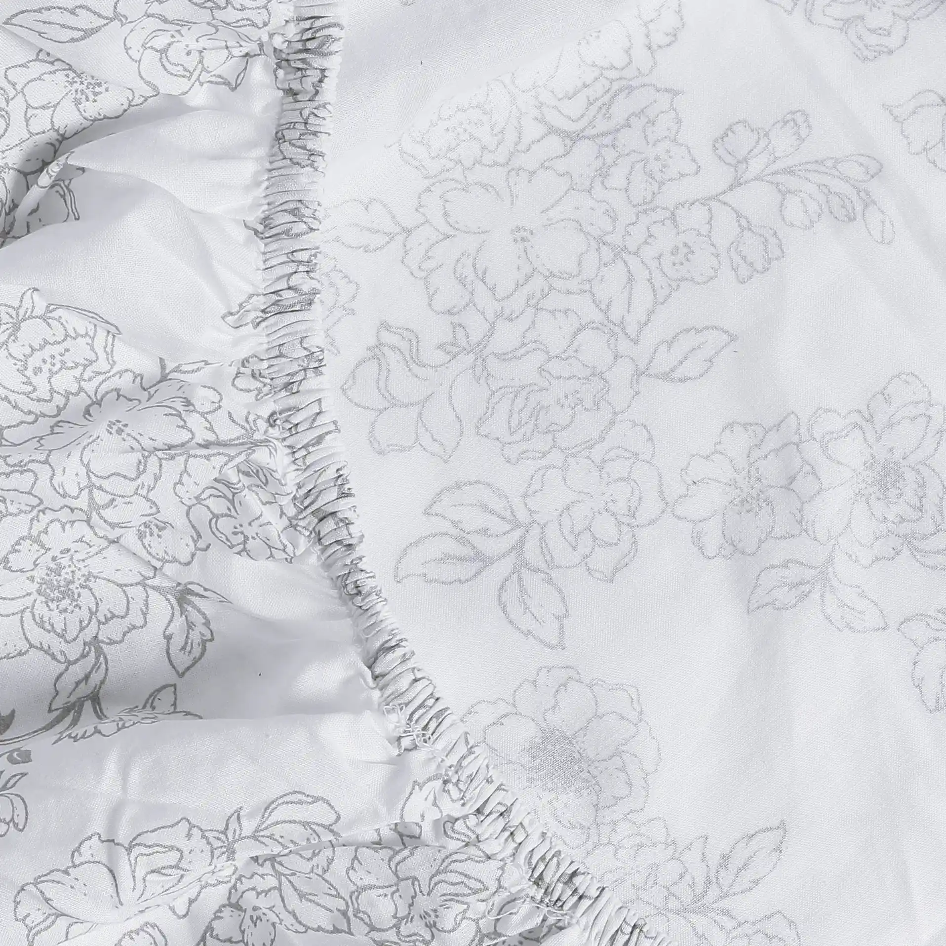 Bloomshire Classic | Everyday Charm Printed Cotton Fitted Sheet Set-Salmon - Image 14