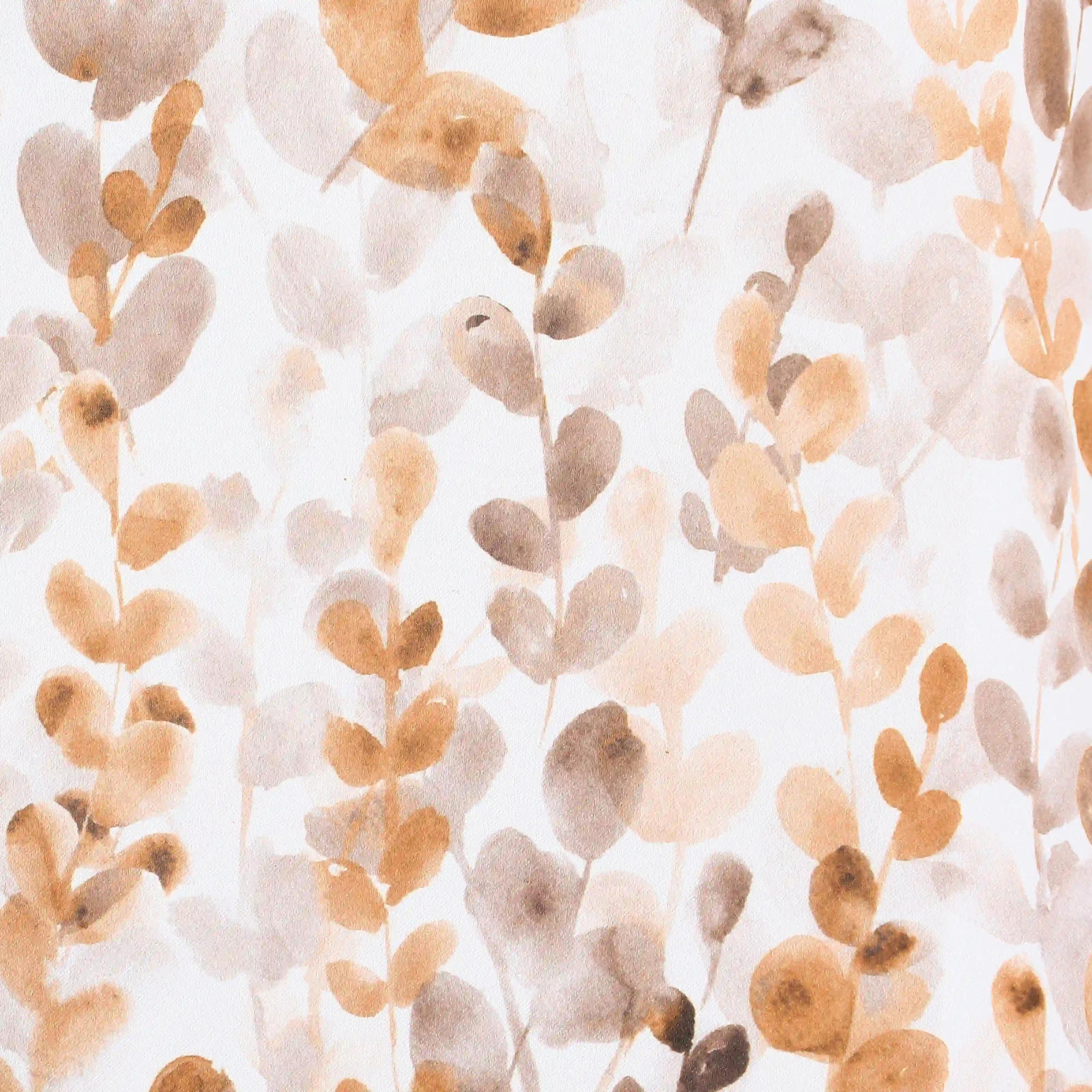 Bloomshire Classic Set Of 2 Printed Readymade Curtains | Leafy Fresh - Image 4