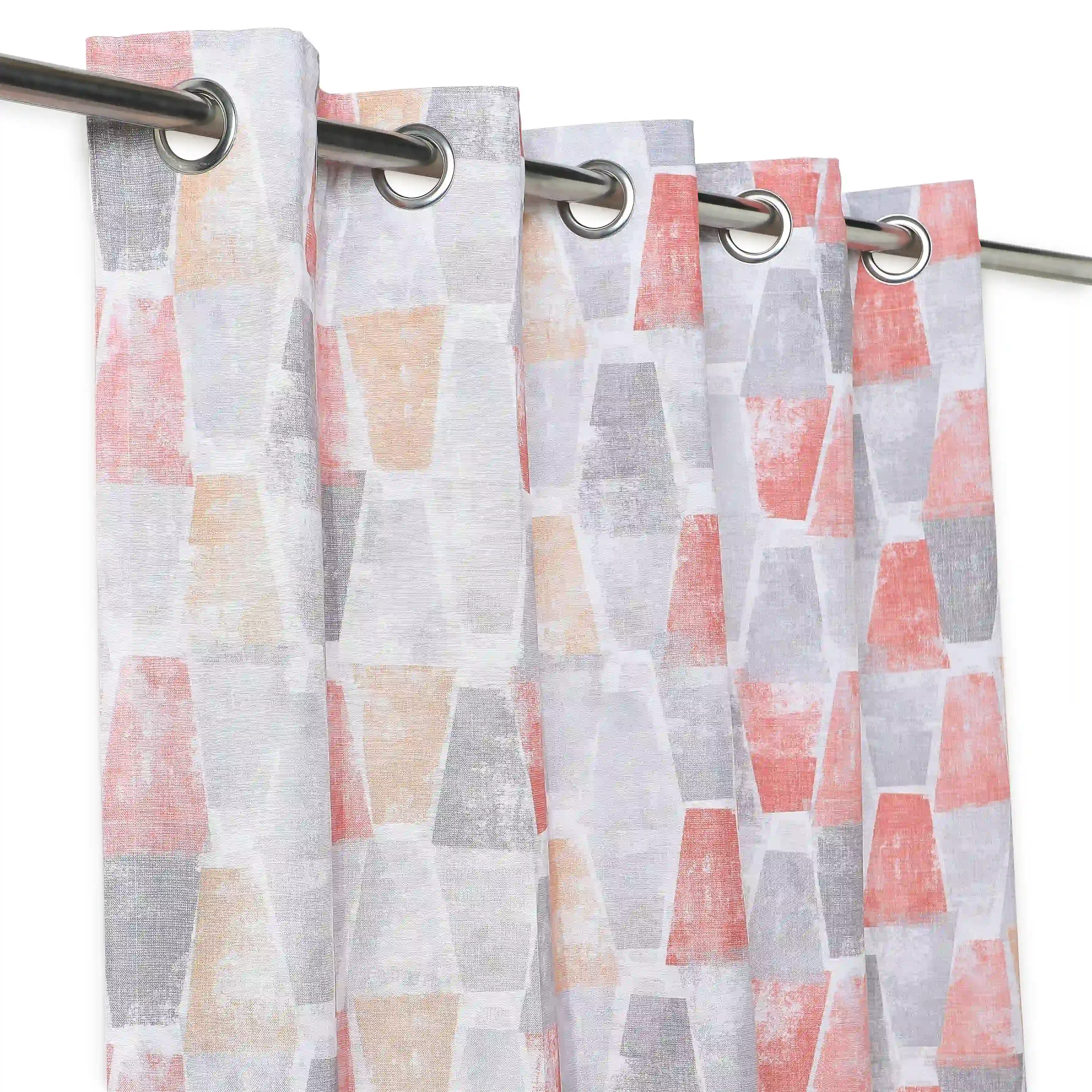 Chippa Lane Set Of 2 Printed Readymade Curtains | Brickscapes - Image 6