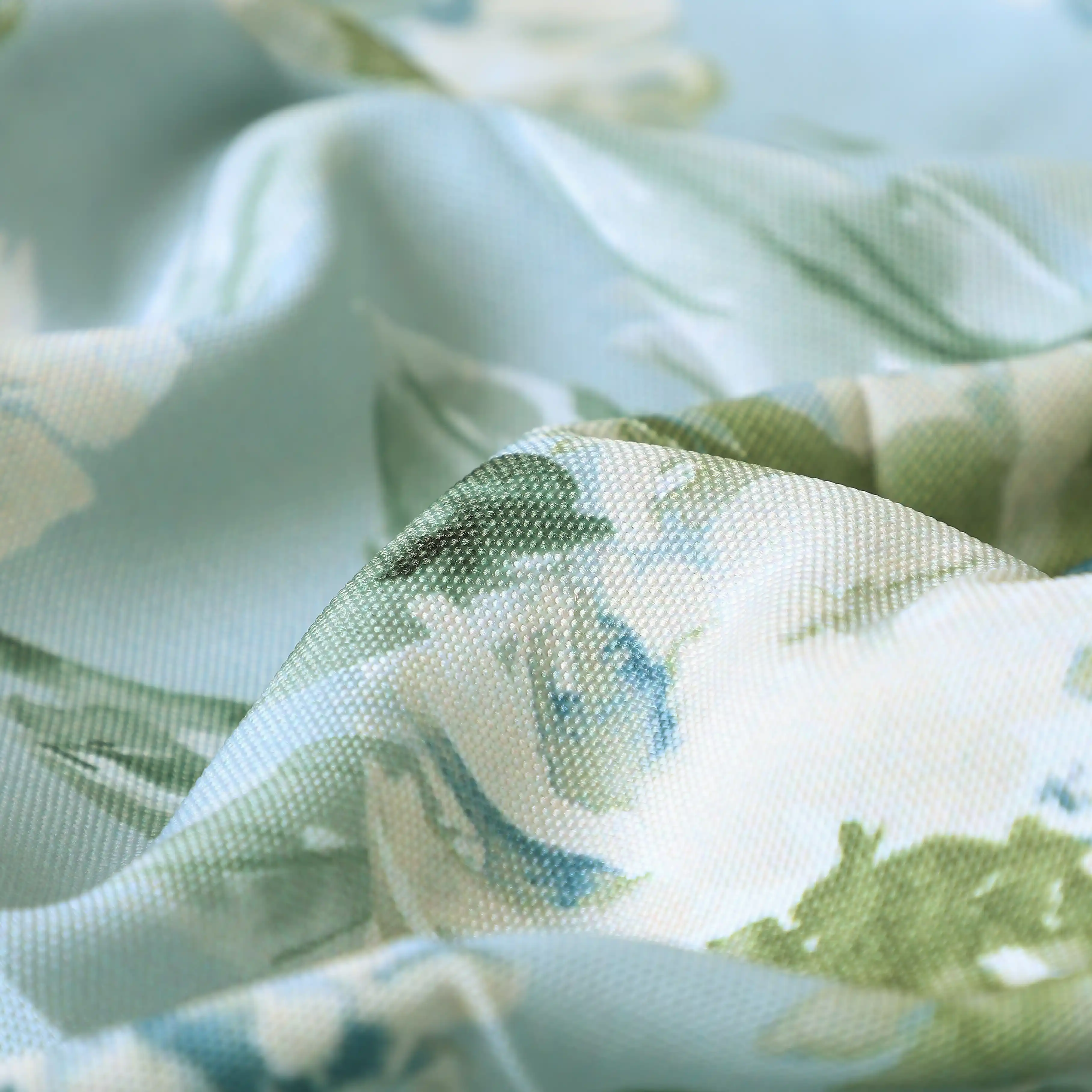 Chippa Lane Set Of 2 Printed Readymade Curtains | Floral Mist - Image 19