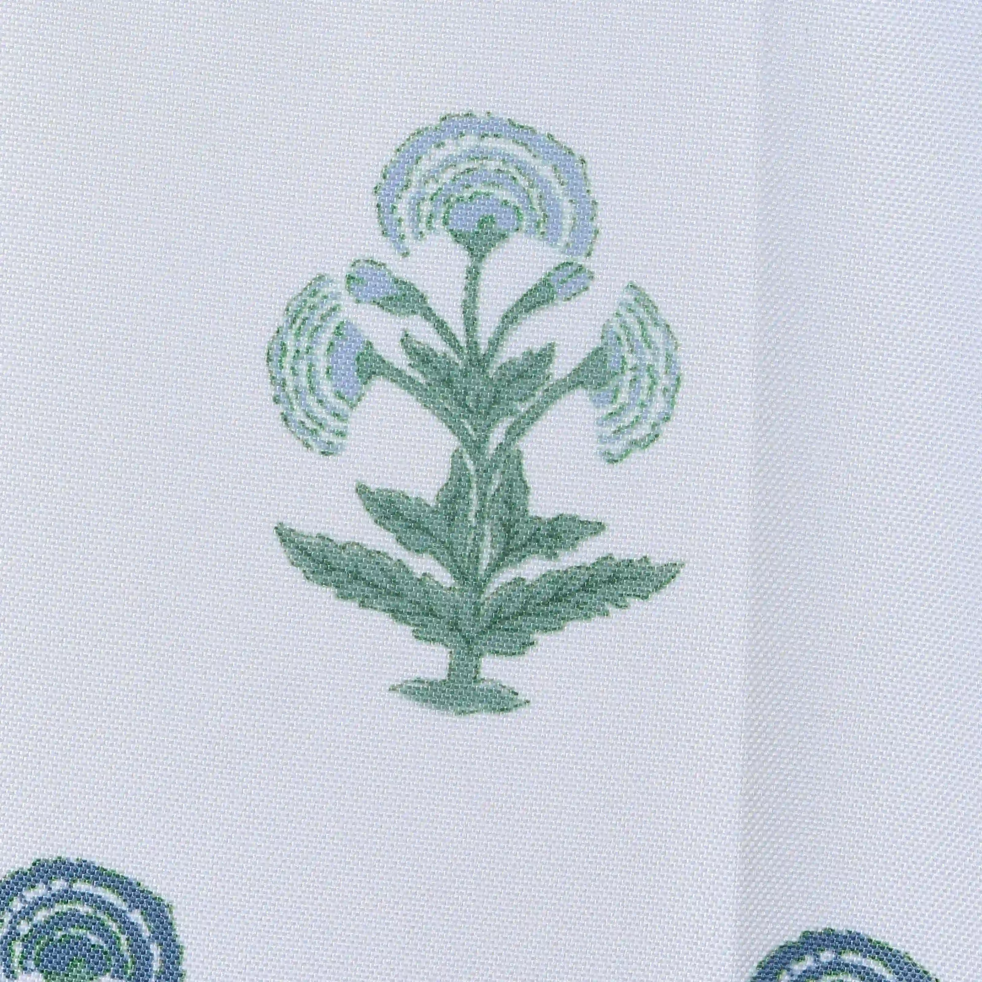 Chippa Lane Set Of 2 Printed Readymade Curtains | 
Jaipur Echo - Image 4