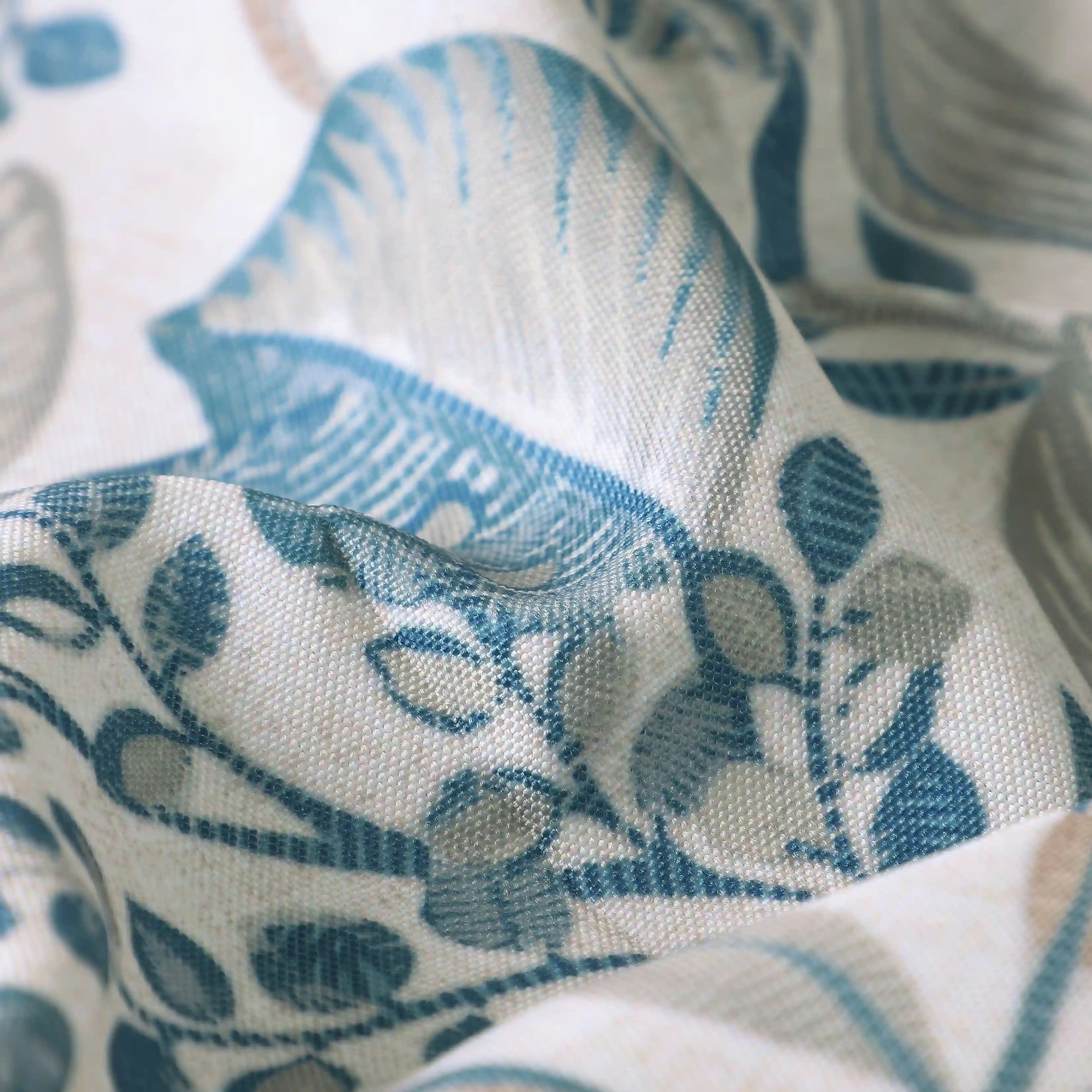 Chippa Lane Set Of 2 Printed Readymade Curtains | Sketchy Botanicals - Image 11