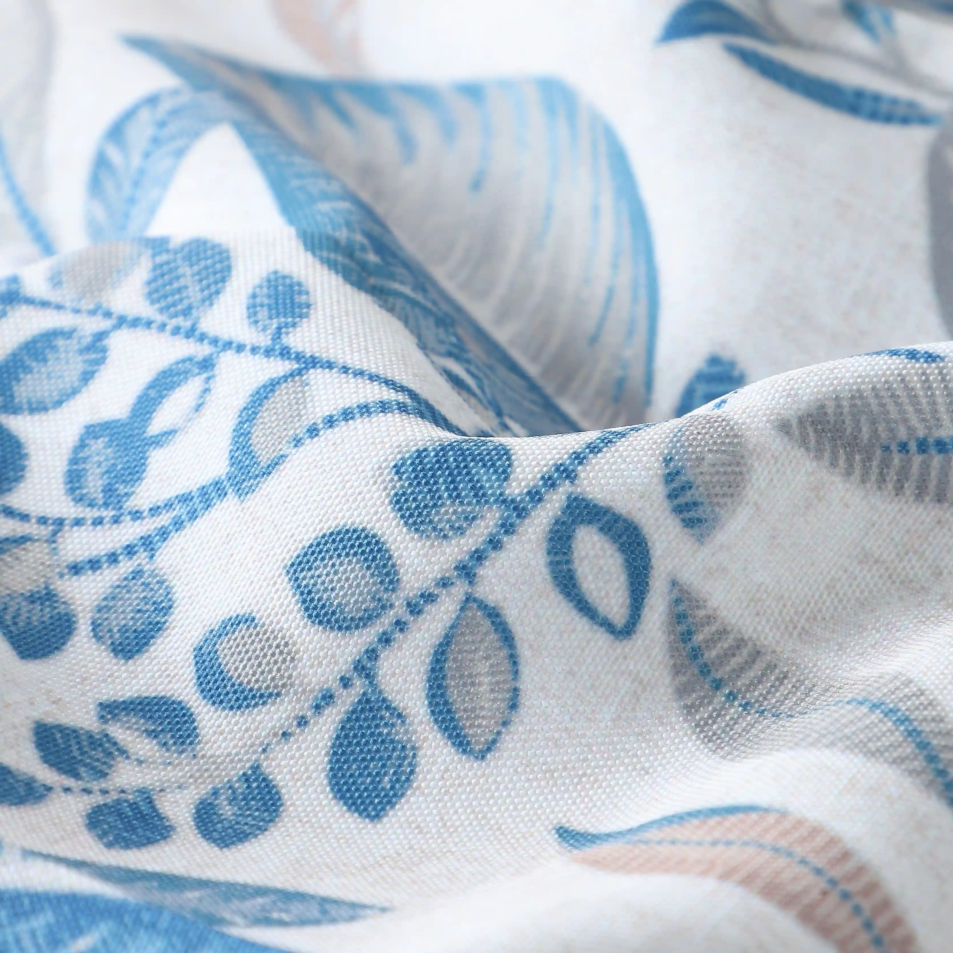 Chippa Lane Set Of 2 Printed Readymade Curtains | Sketchy Botanicals - Image 3