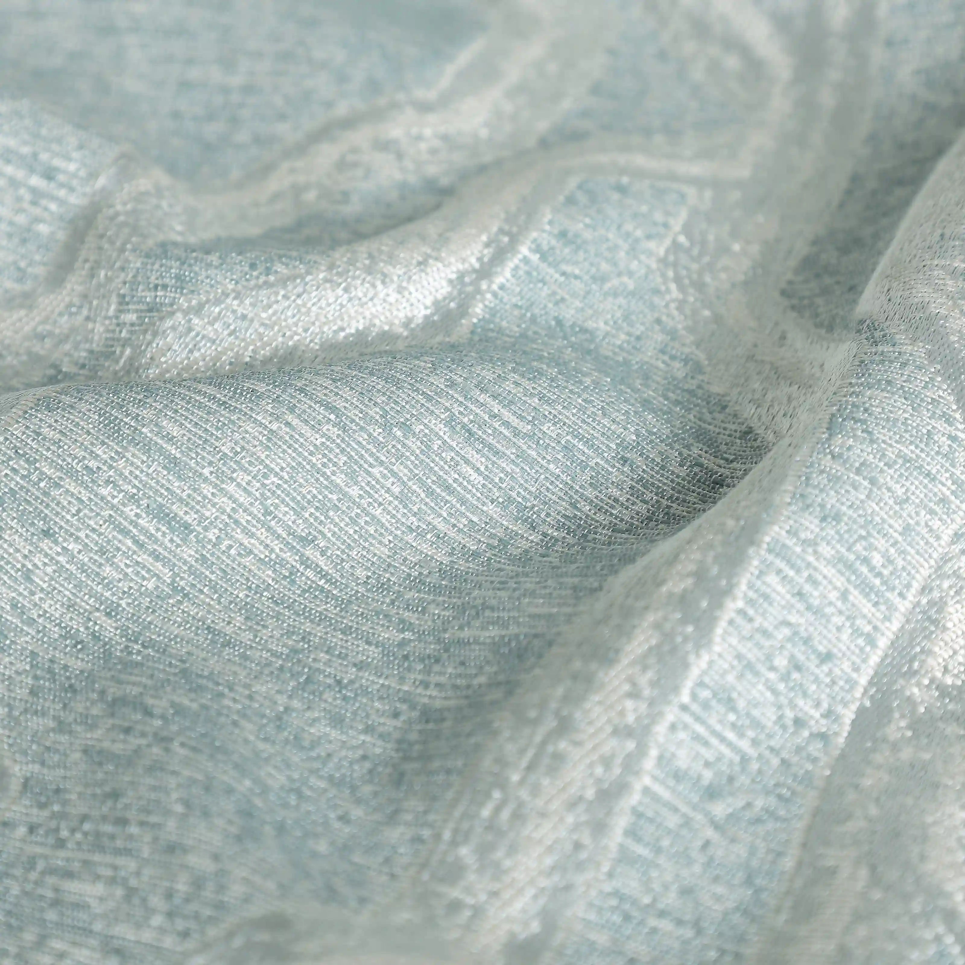 De Jacquard - Classic Set Of 2 Jacquard Readymade Curtains | Abstract Flow - Image 19