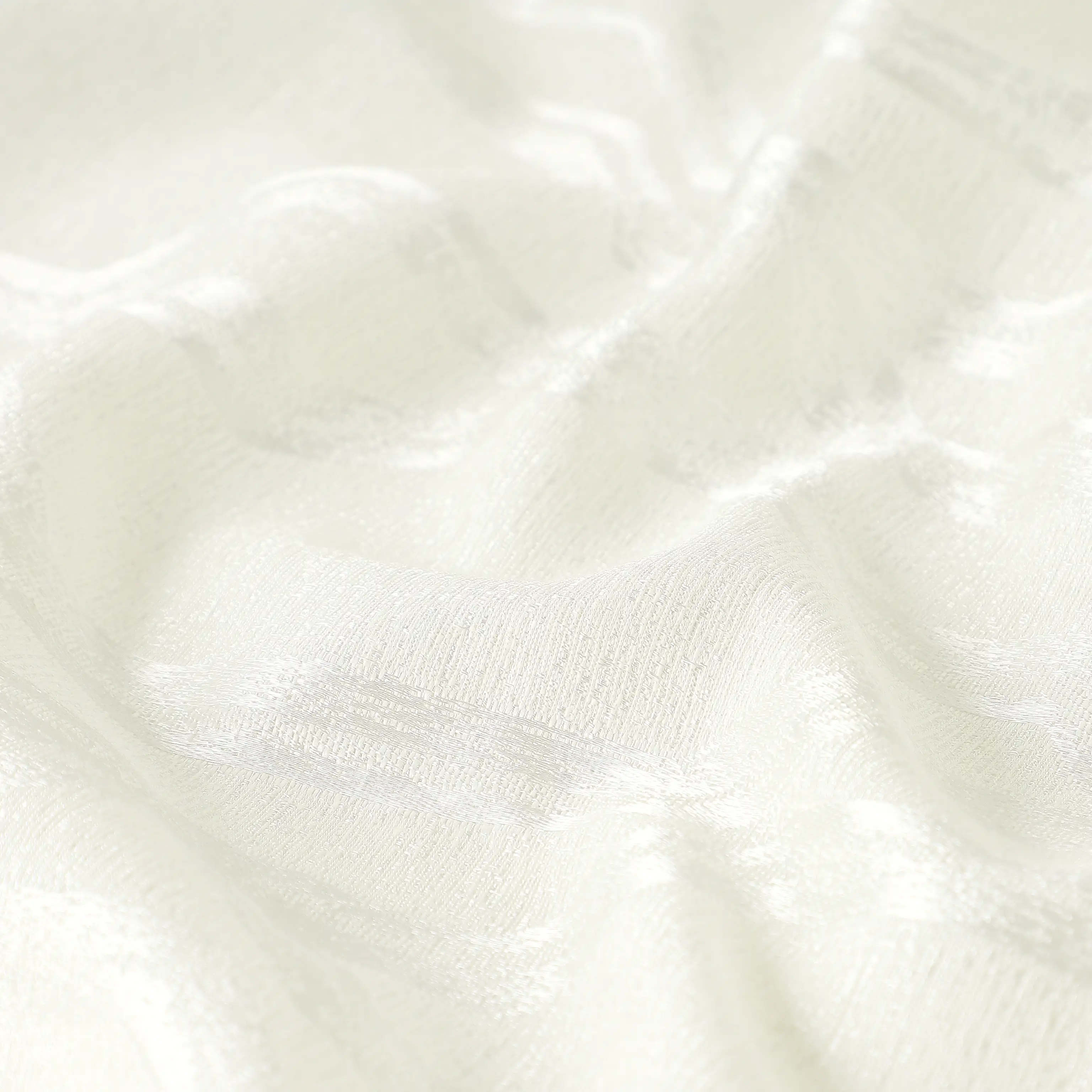 De Jacquard - Classic Set Of 2 Jacquard Readymade Curtains | Abstract Flow - Image 3