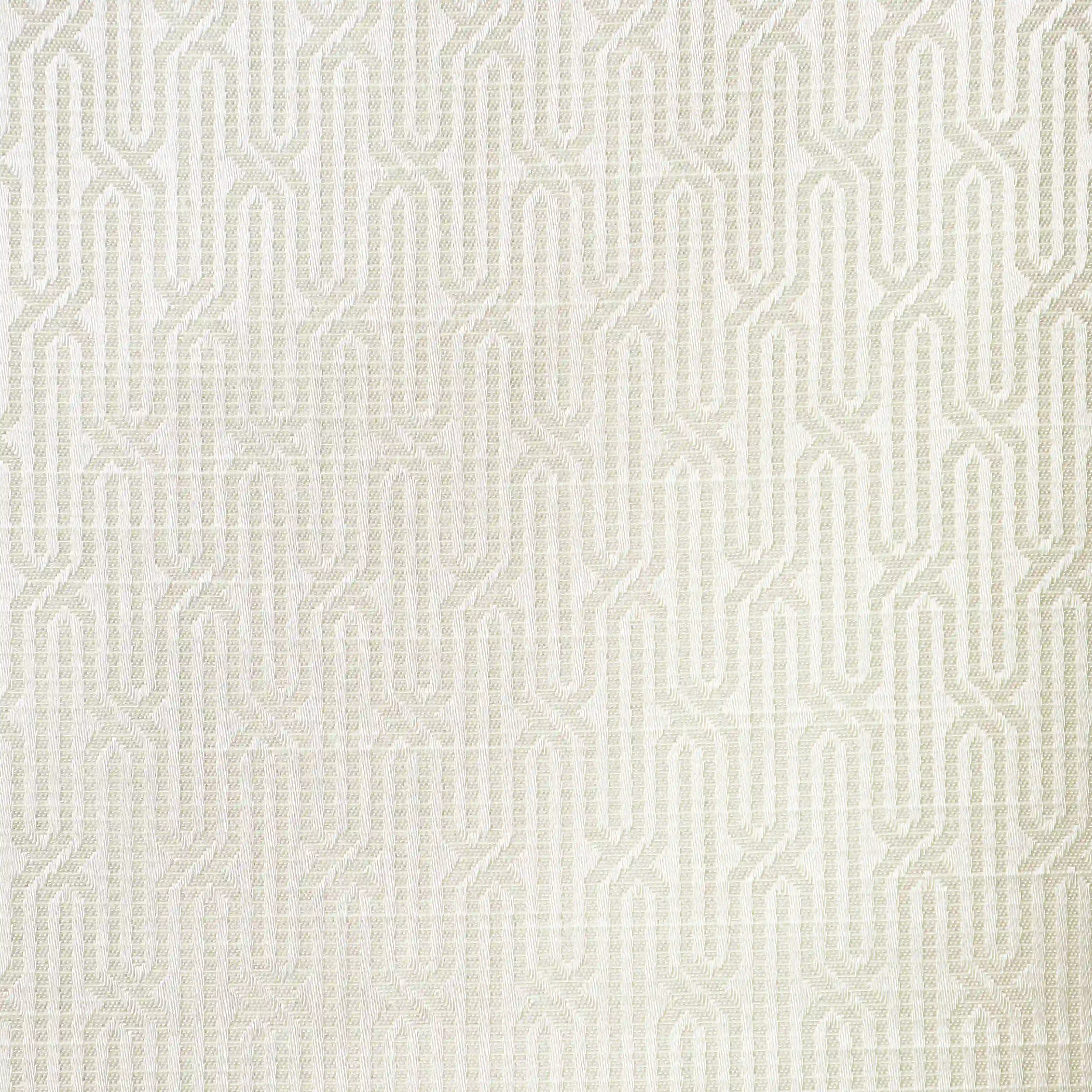 De Jacquard - Classic Set Of 2 Jacquard Readymade Curtains | Layered Lines - Image 8