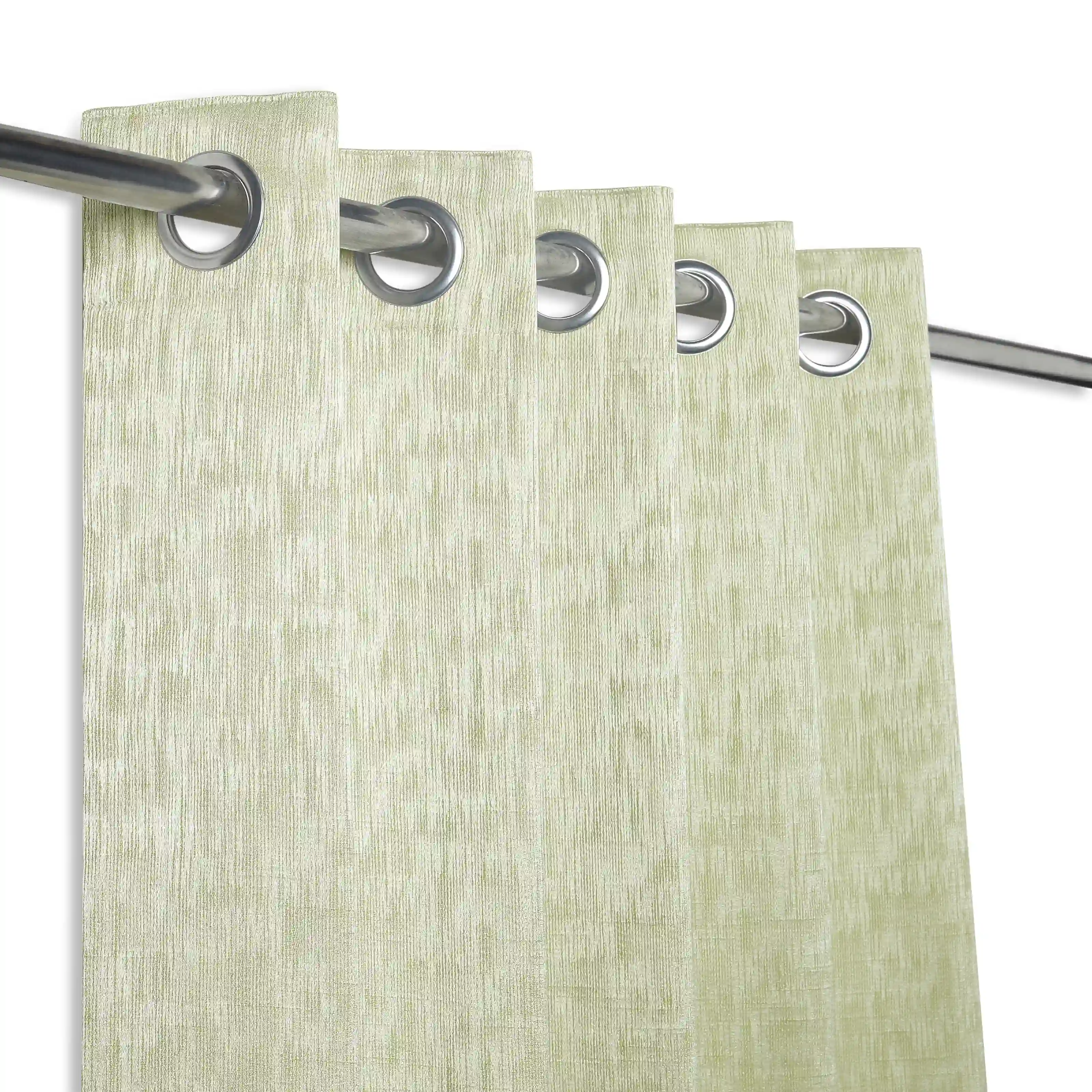 De Jacquard - Classic Set Of 2 Jacquard Readymade Curtains | Urban Melange - Image 34