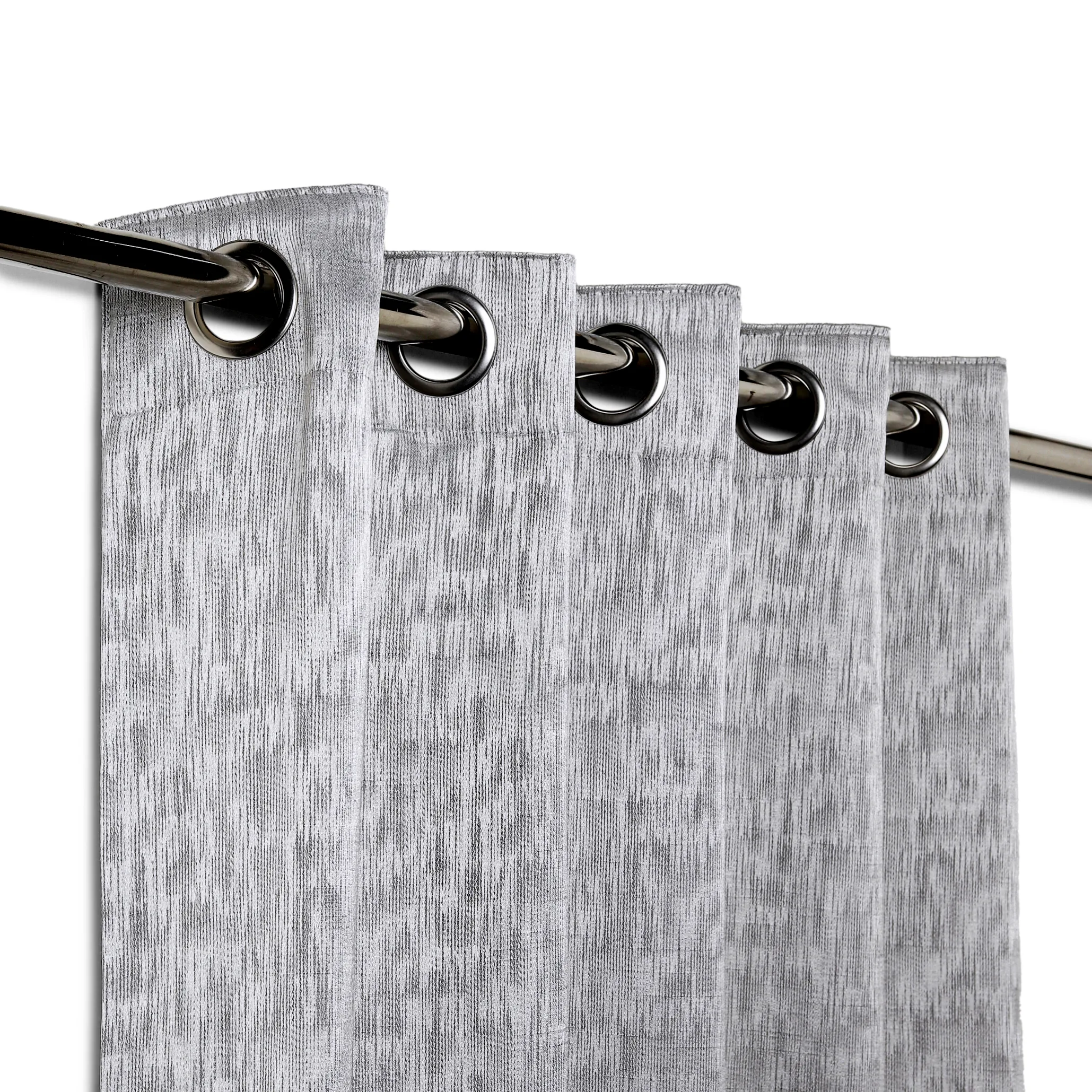 De Jacquard - Classic Set Of 2 Jacquard Readymade Curtains | Urban Melange - Image 8