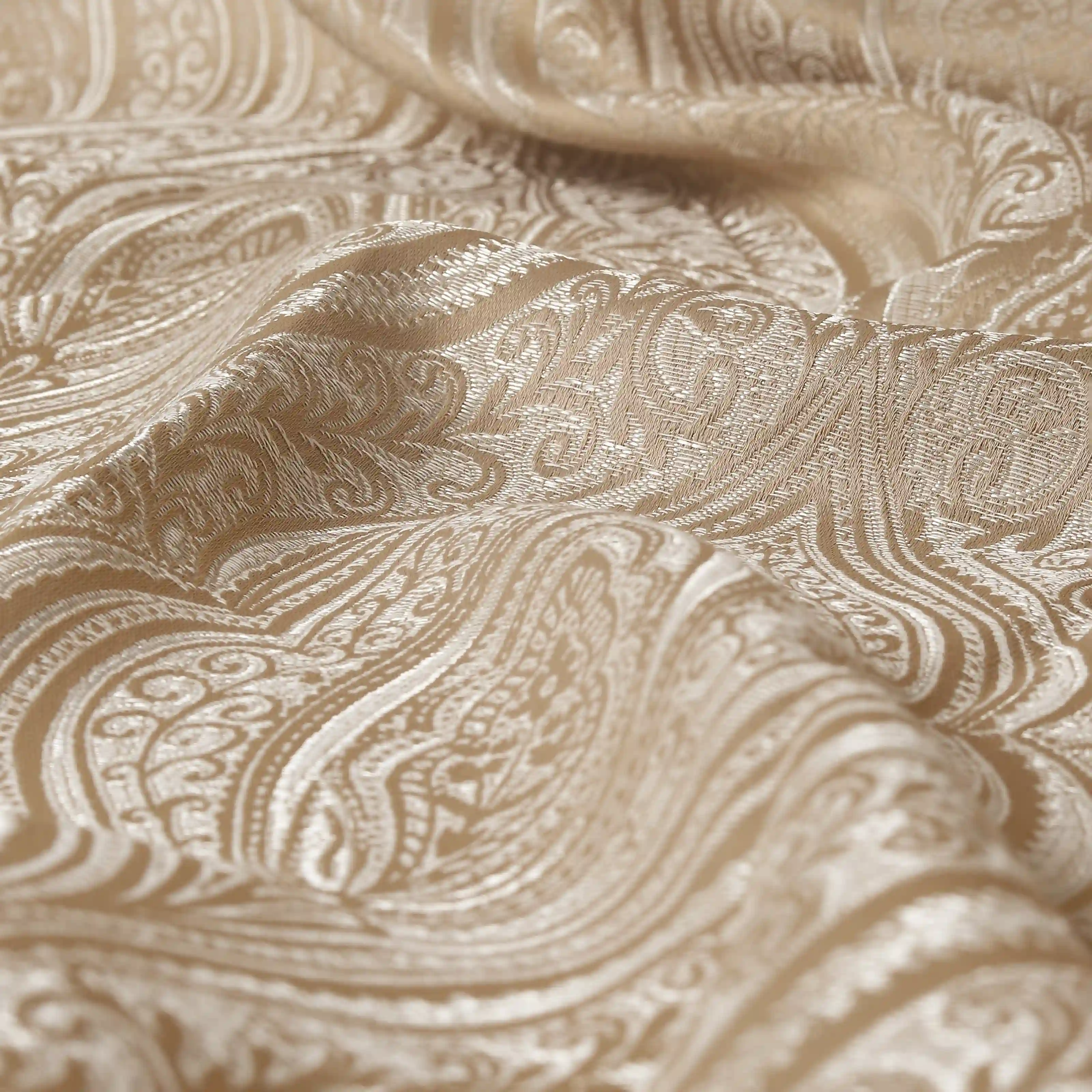 De Jacquard - Luxe Set Of 2 Jacquard Readymade Curtains | Royal Mirage - Image 23
