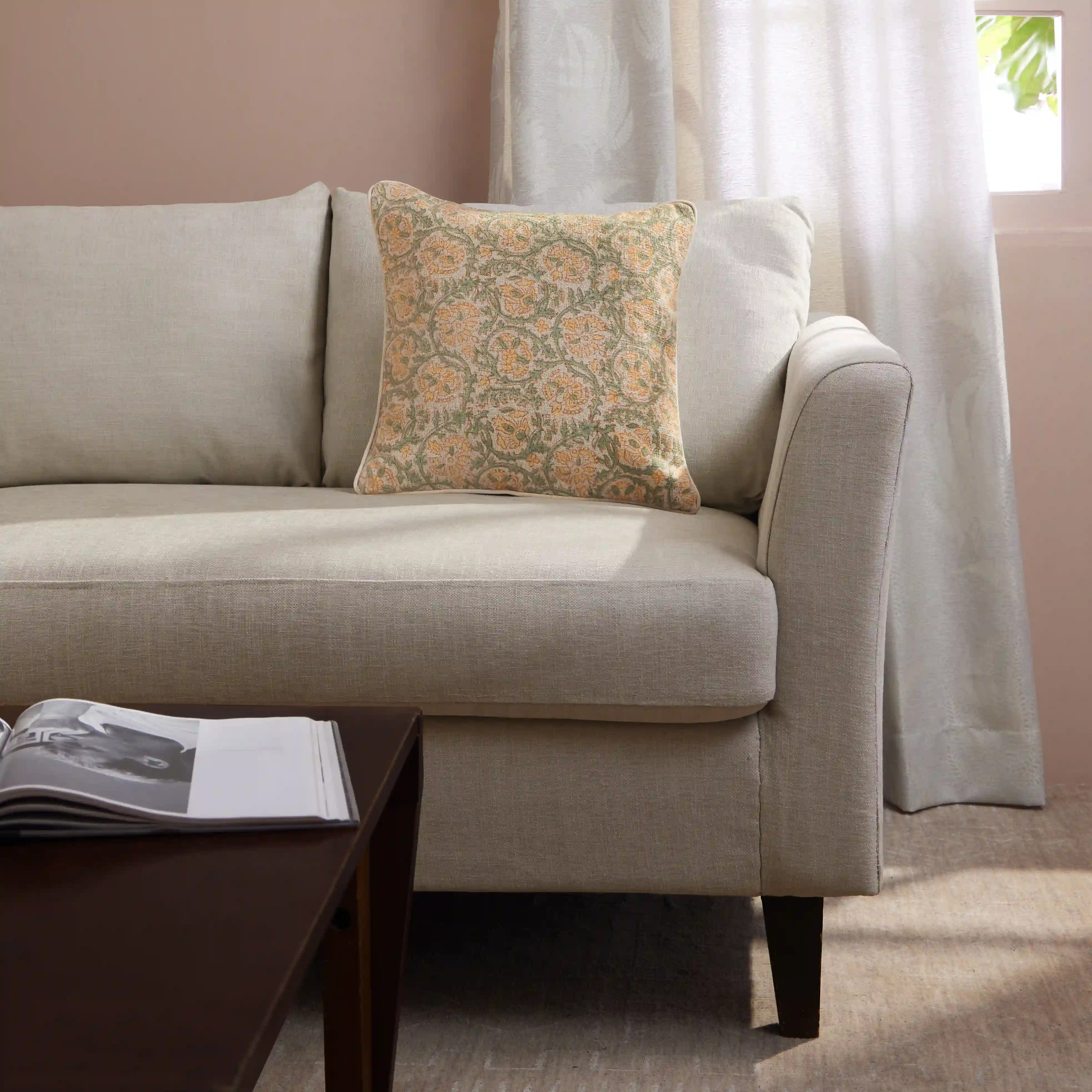 Espricia 100% Cotton Tufted Cushion Cover | Golden Hour - Image 19
