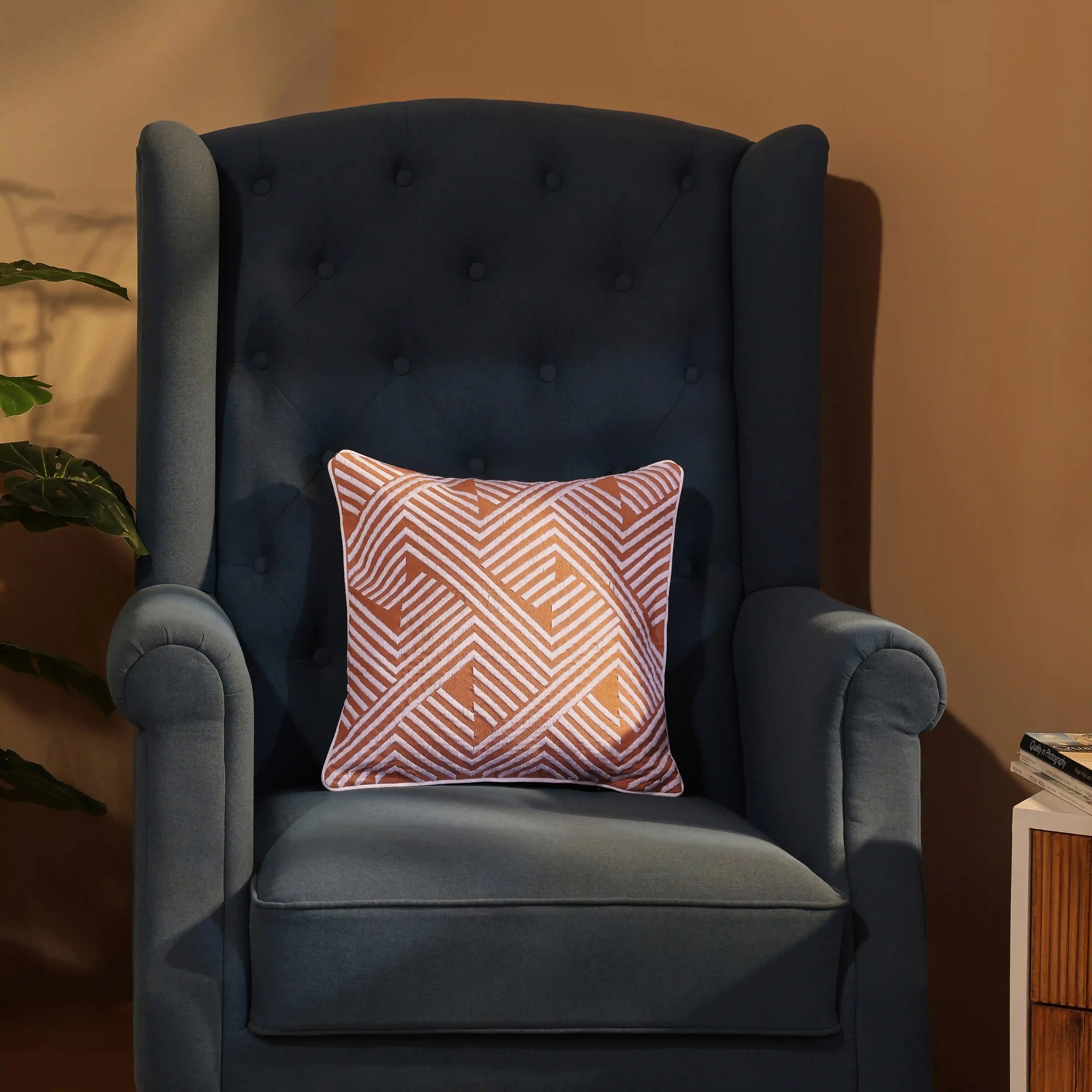 Espricia Embroidered Cushion Cover | Tile & Thread - Image 14