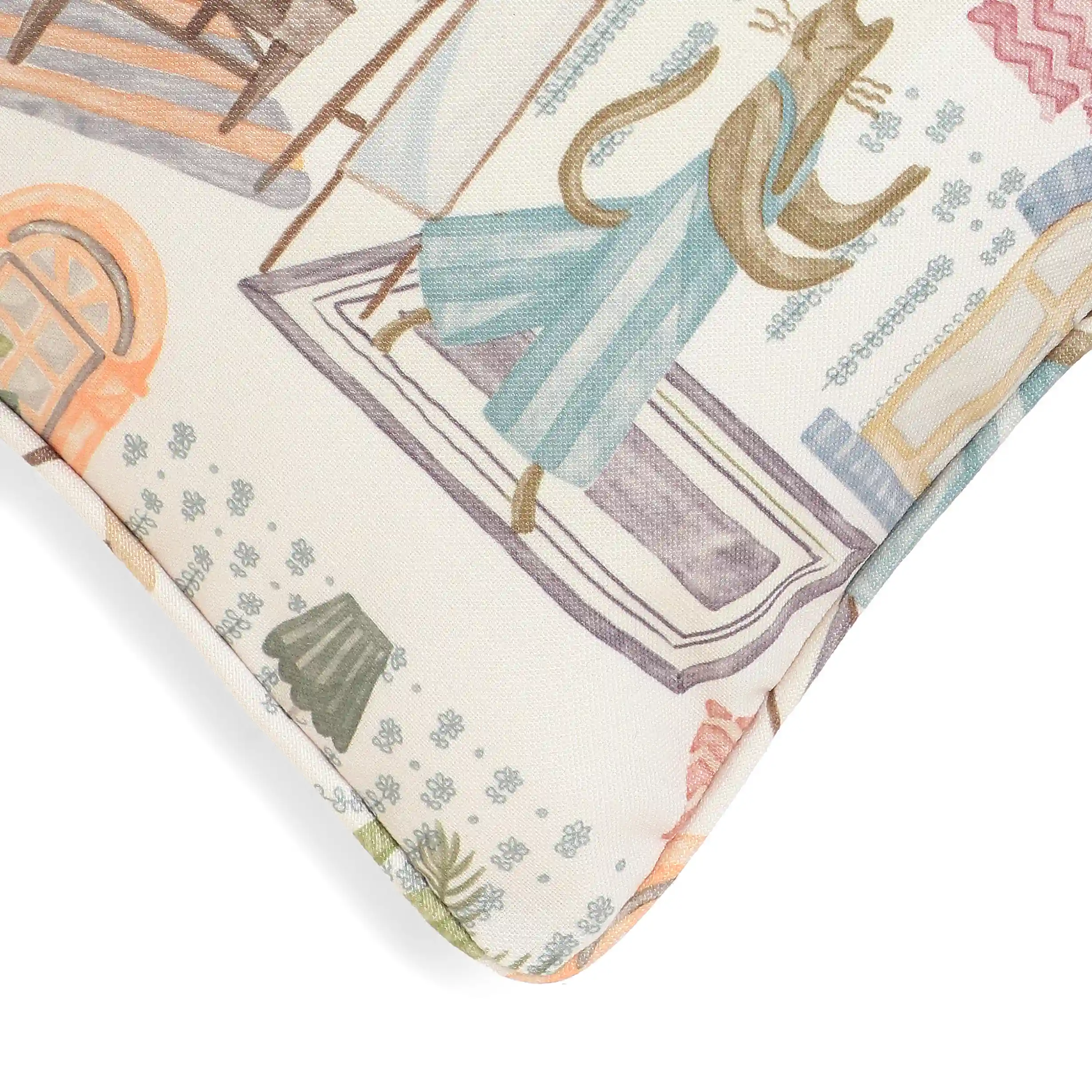 Espricia Printed Cushion Cover | Playful Doodles - Image 8