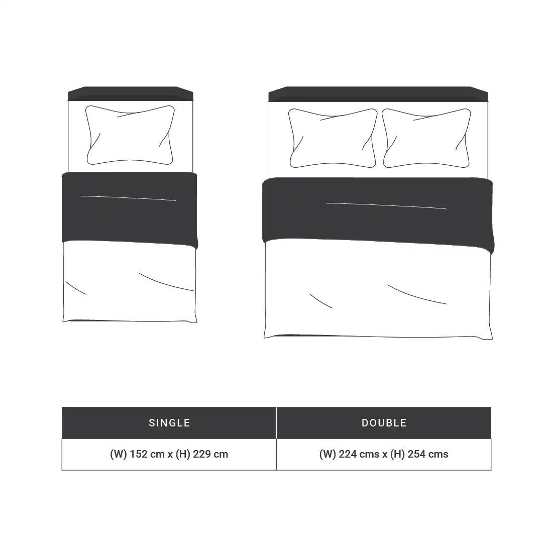 Mishella | Mix & Match Printed 120GSM Reversible Comforter - Beige - Image 13