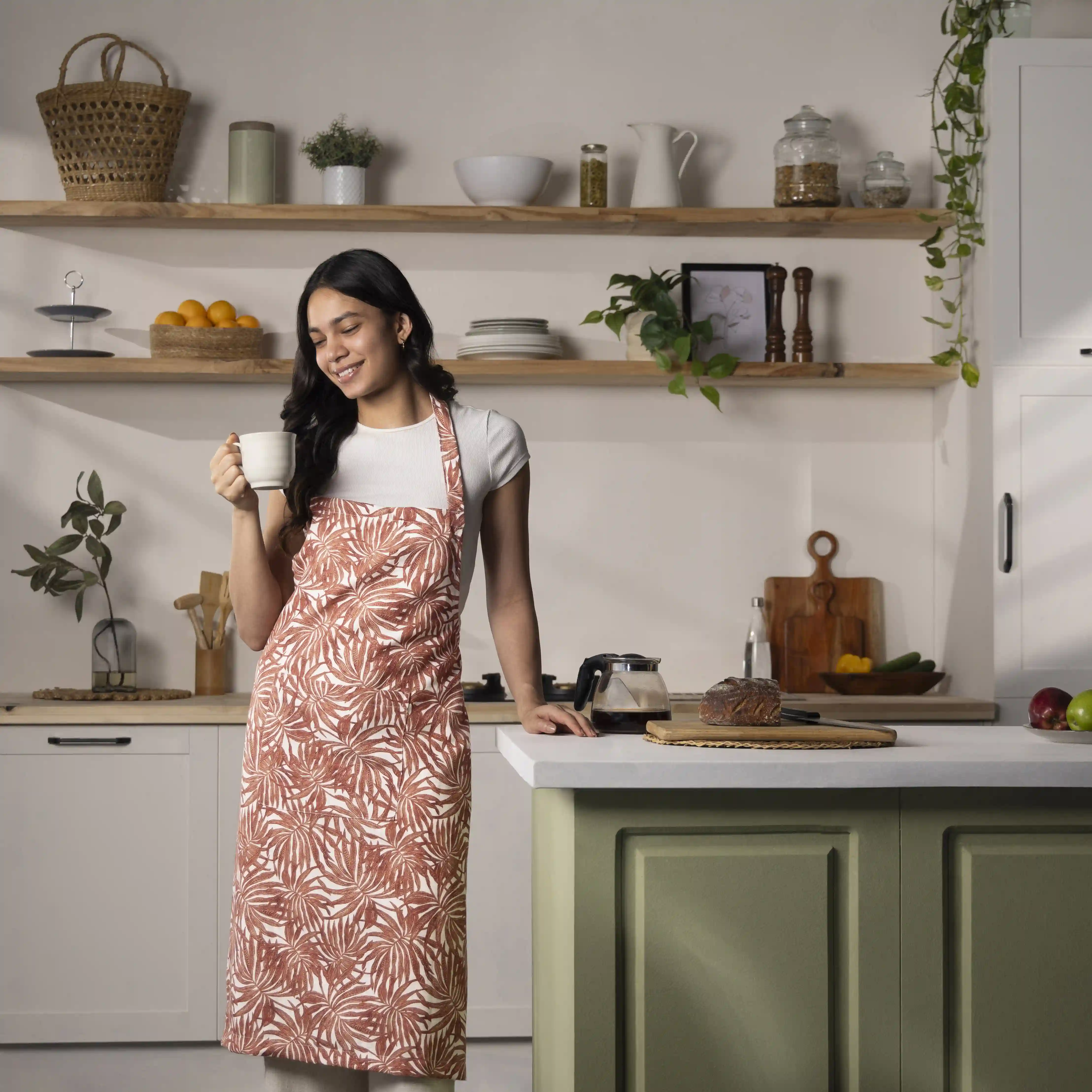 Nonna's Home | Tuscan Inspired Stylish & Easy to Maintain Apron | Designed with Functional Pockets - Image 16