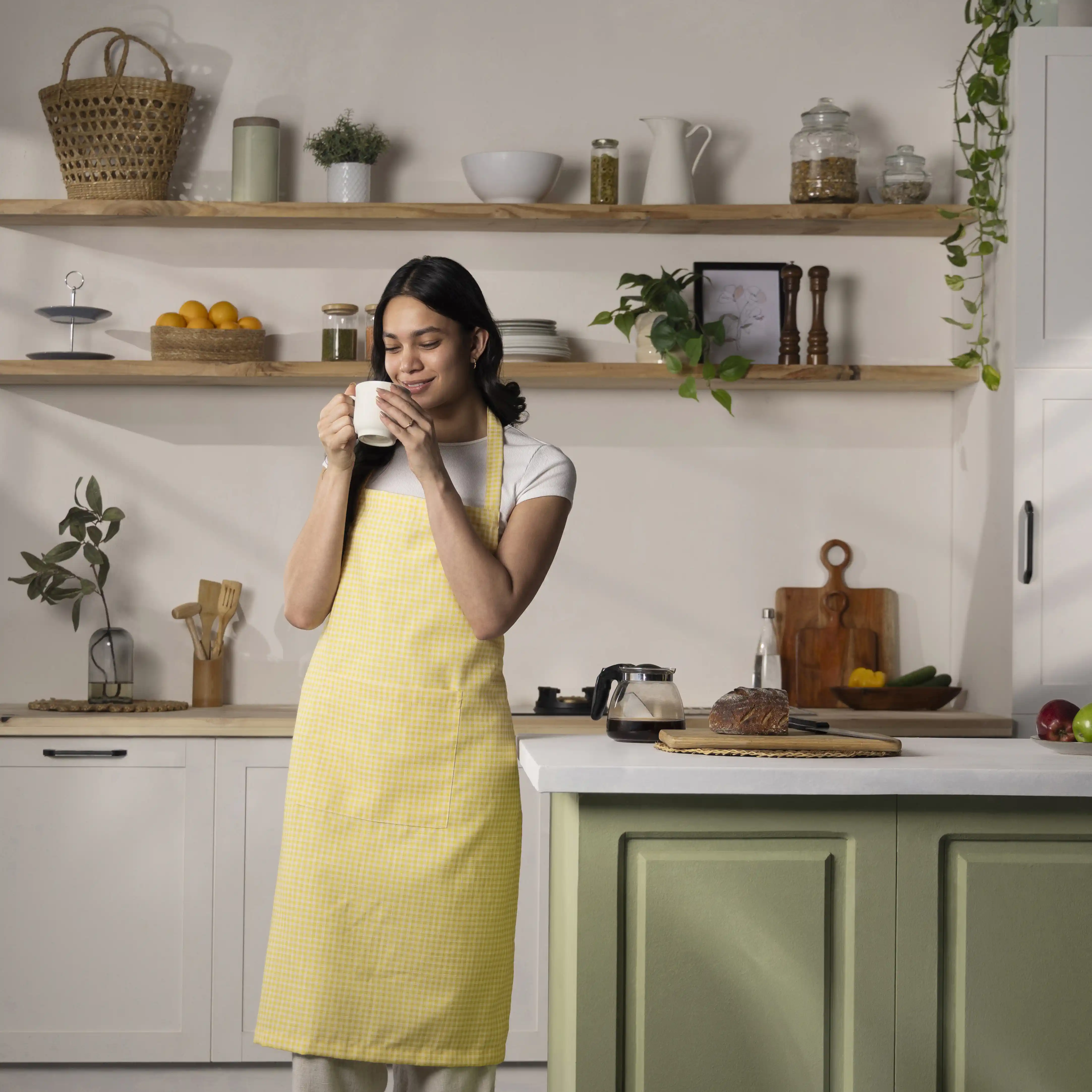 Nonna's Home | Tuscan Inspired Stylish & Easy to Maintain Apron | Designed with Functional Pockets - Image 19