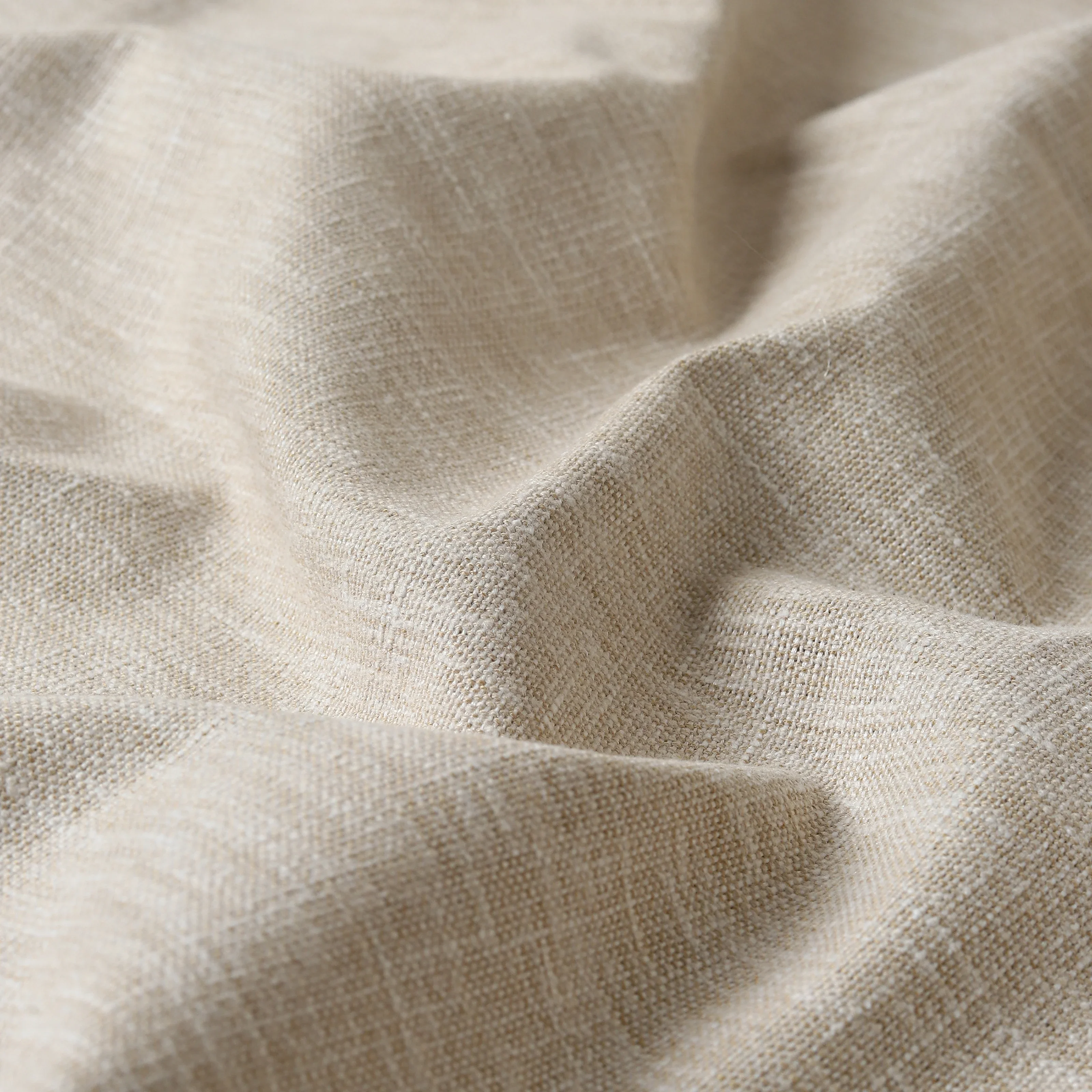Paleto Set Of 2 Solid Readymade Curtains | Neutral Notes - Image 9