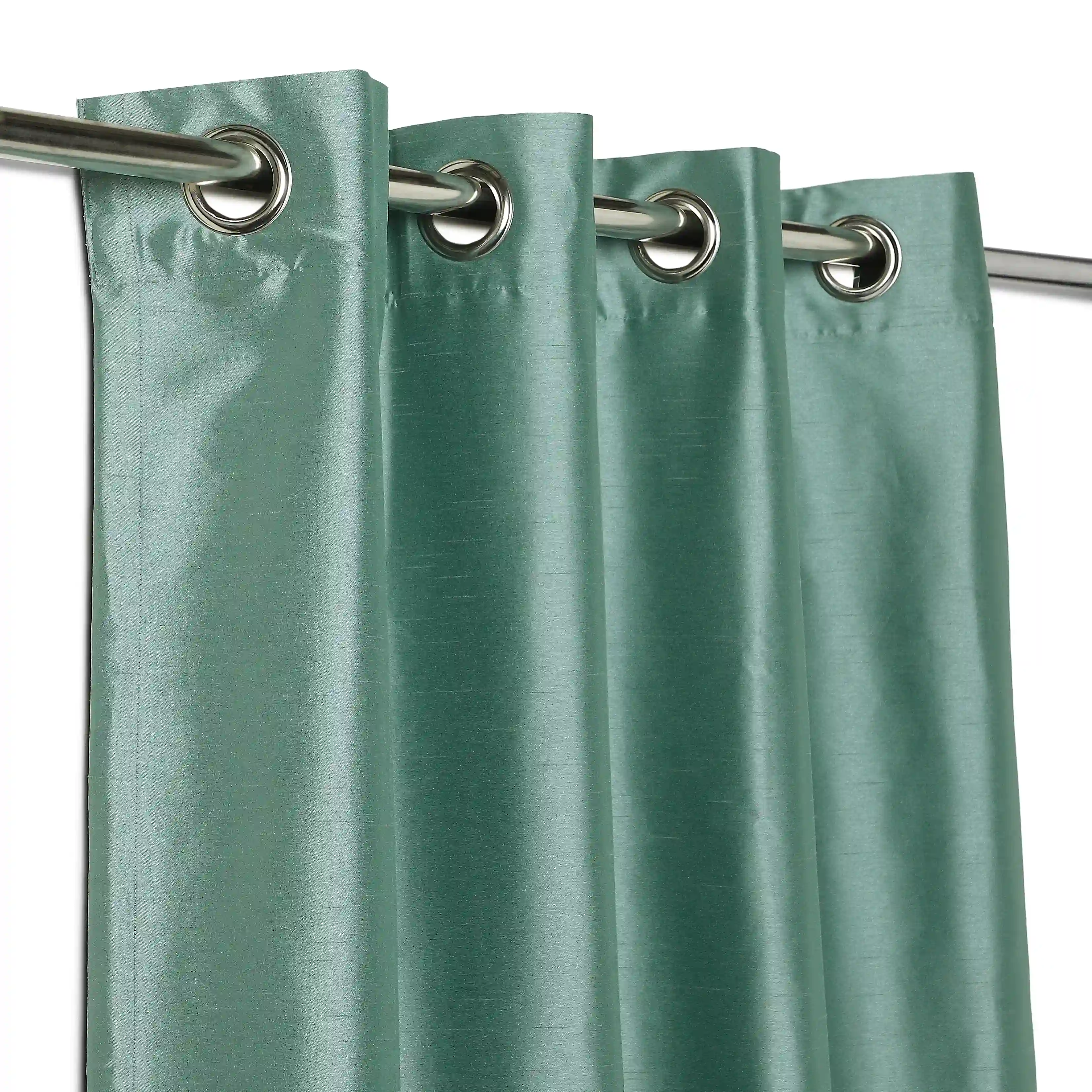 Paleto Set Of 2 Solid Readymade Curtains | Pure Hues - Image 110
