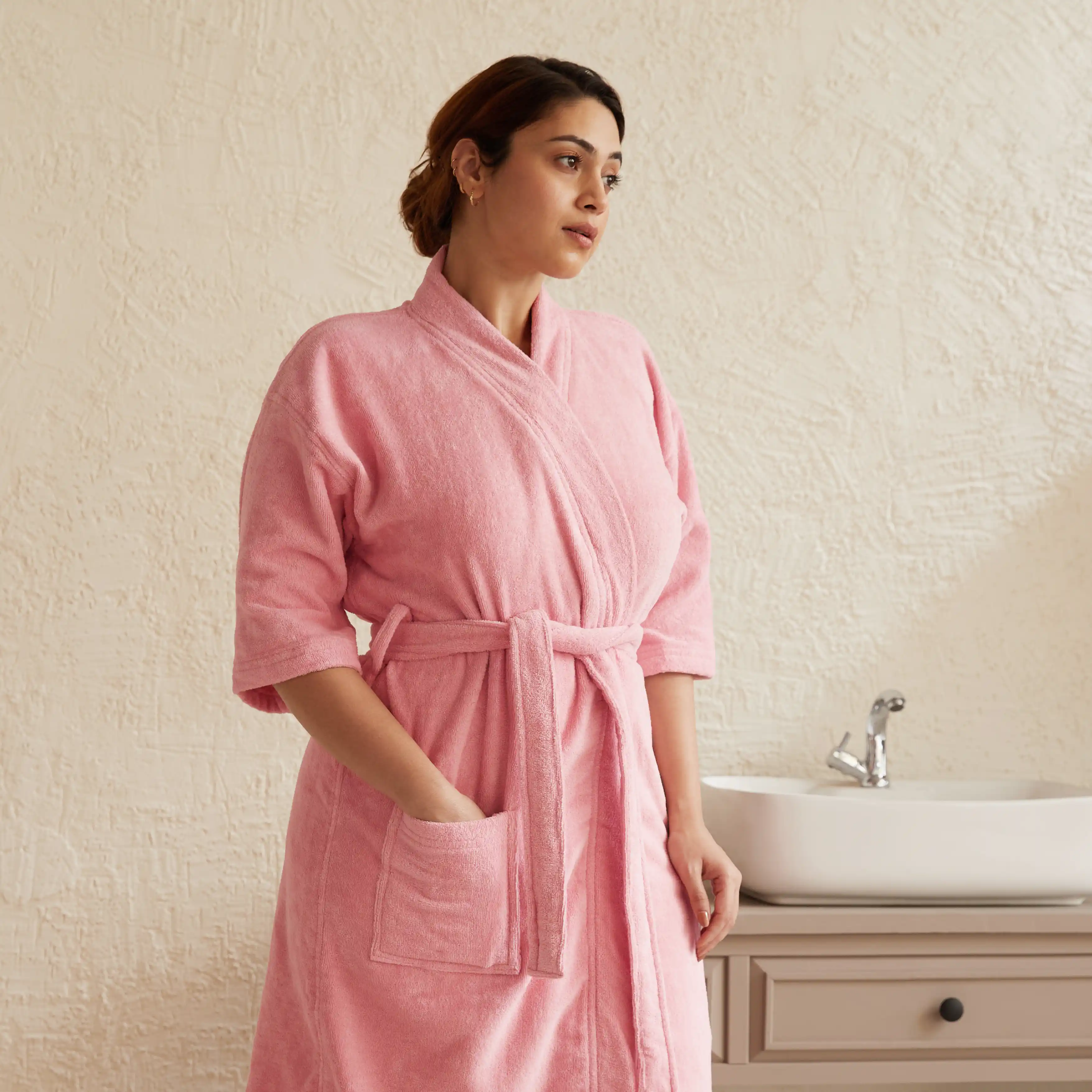 Paleto | Everyday Essentials Cozy Fit Absorbent Cotton Bathrobe - Image 9