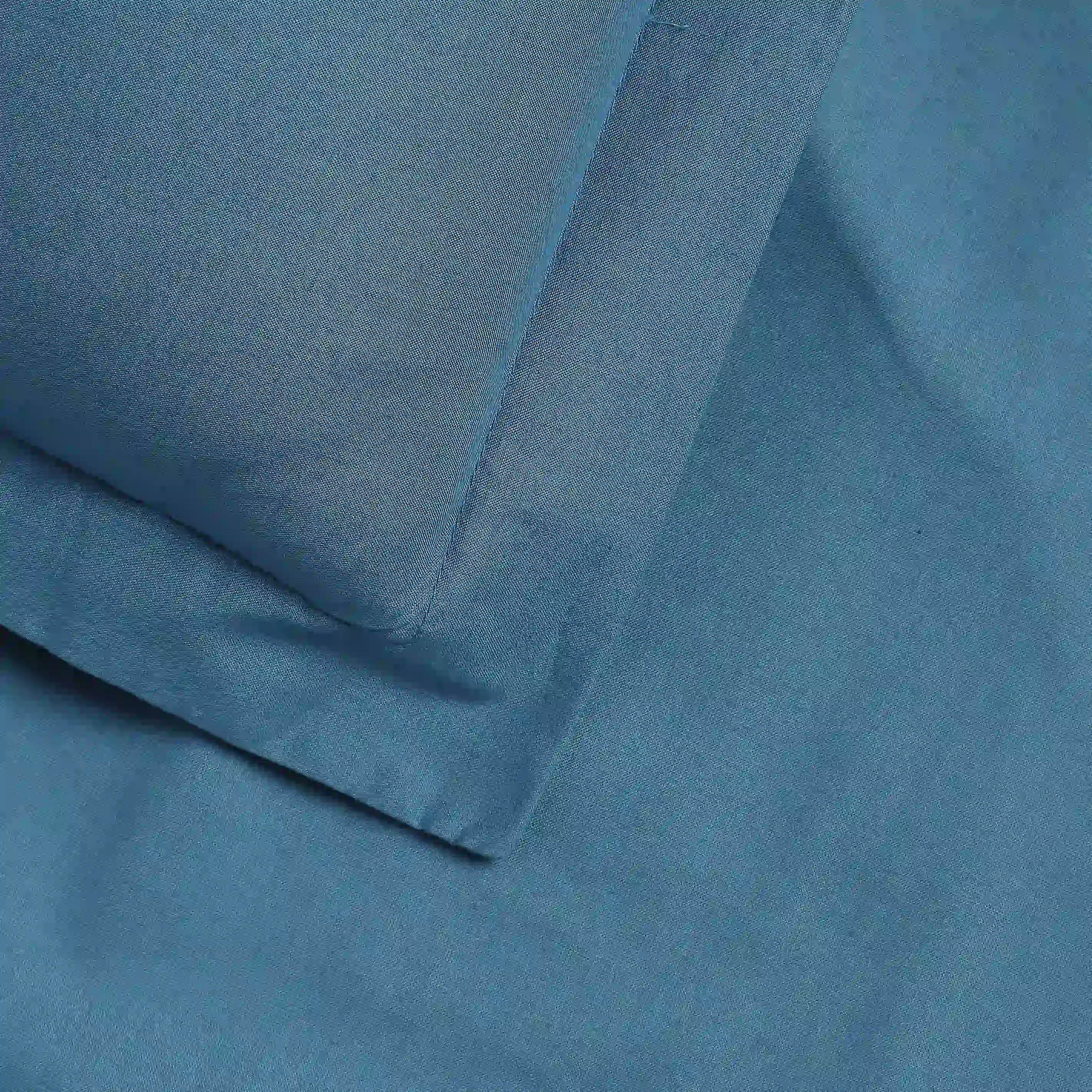 Paleto | Everyday Hues Solid Dyed Cotton Bedsheet Set-Mineral - Image 15