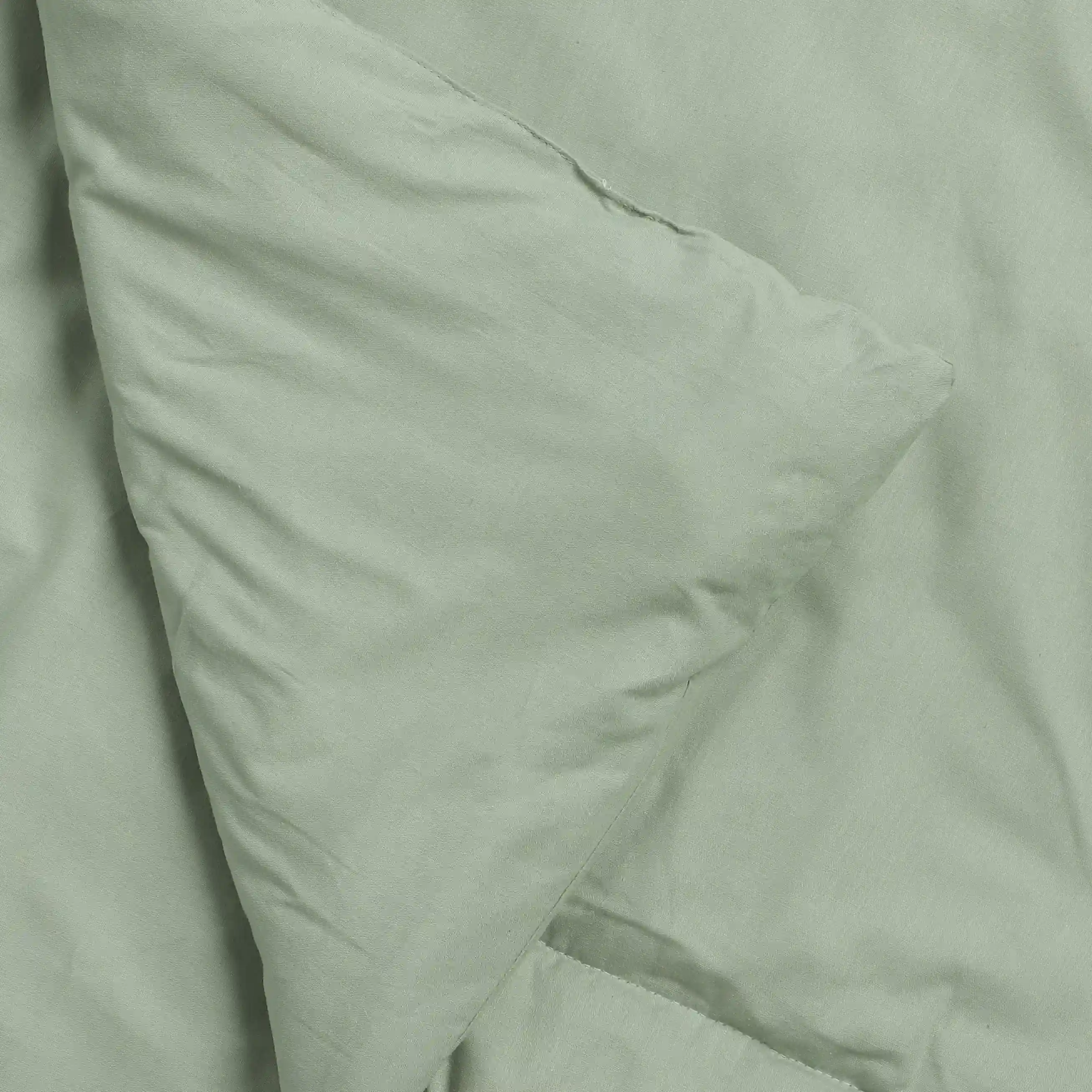 Paleto | Everyday Hues Cotton Solid Dyed 120GSM Comforter-Green Sage - Image 5