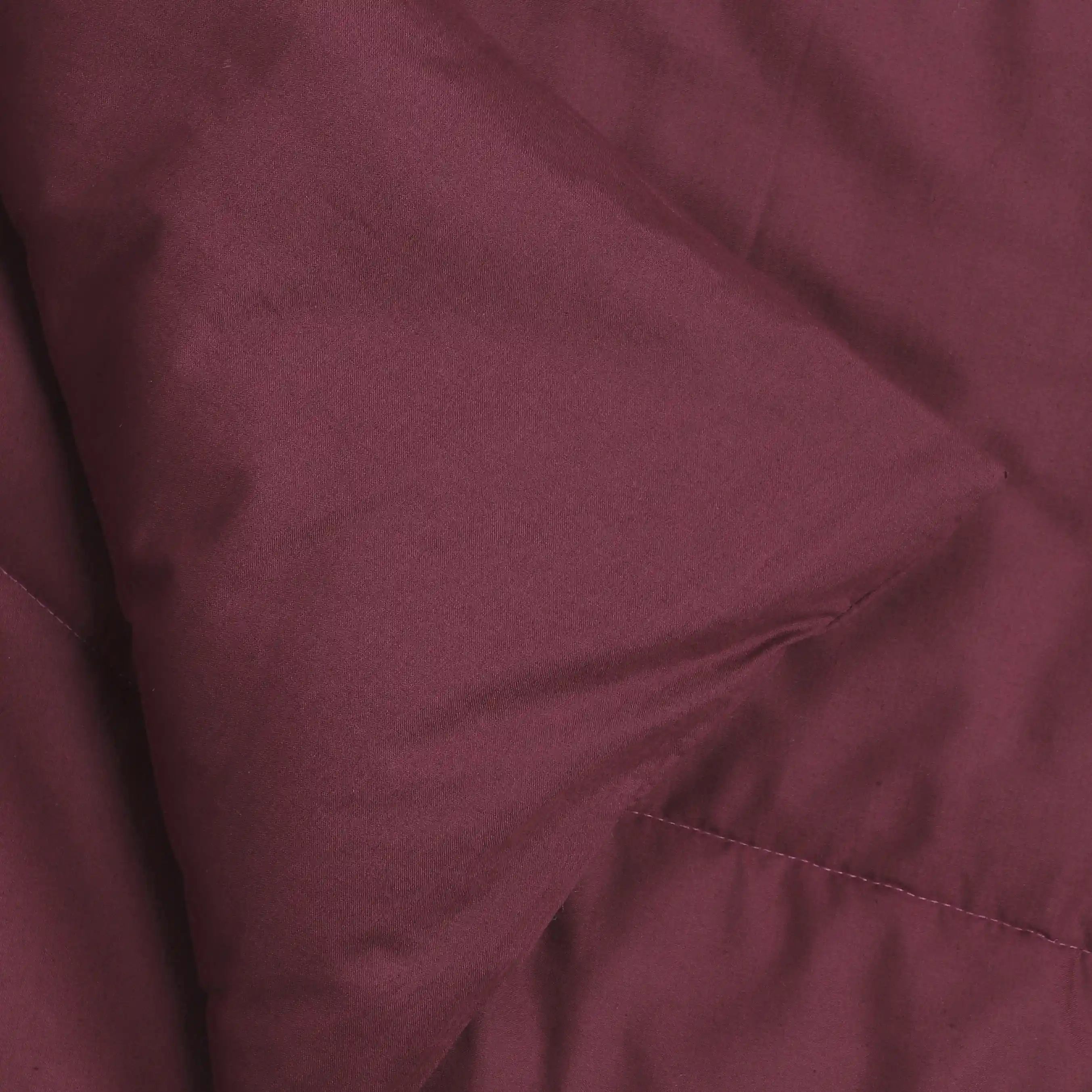 Paleto | Everyday Hues Cotton Solid Dyed 120GSM Comforter-Windsor Wine - Image 5