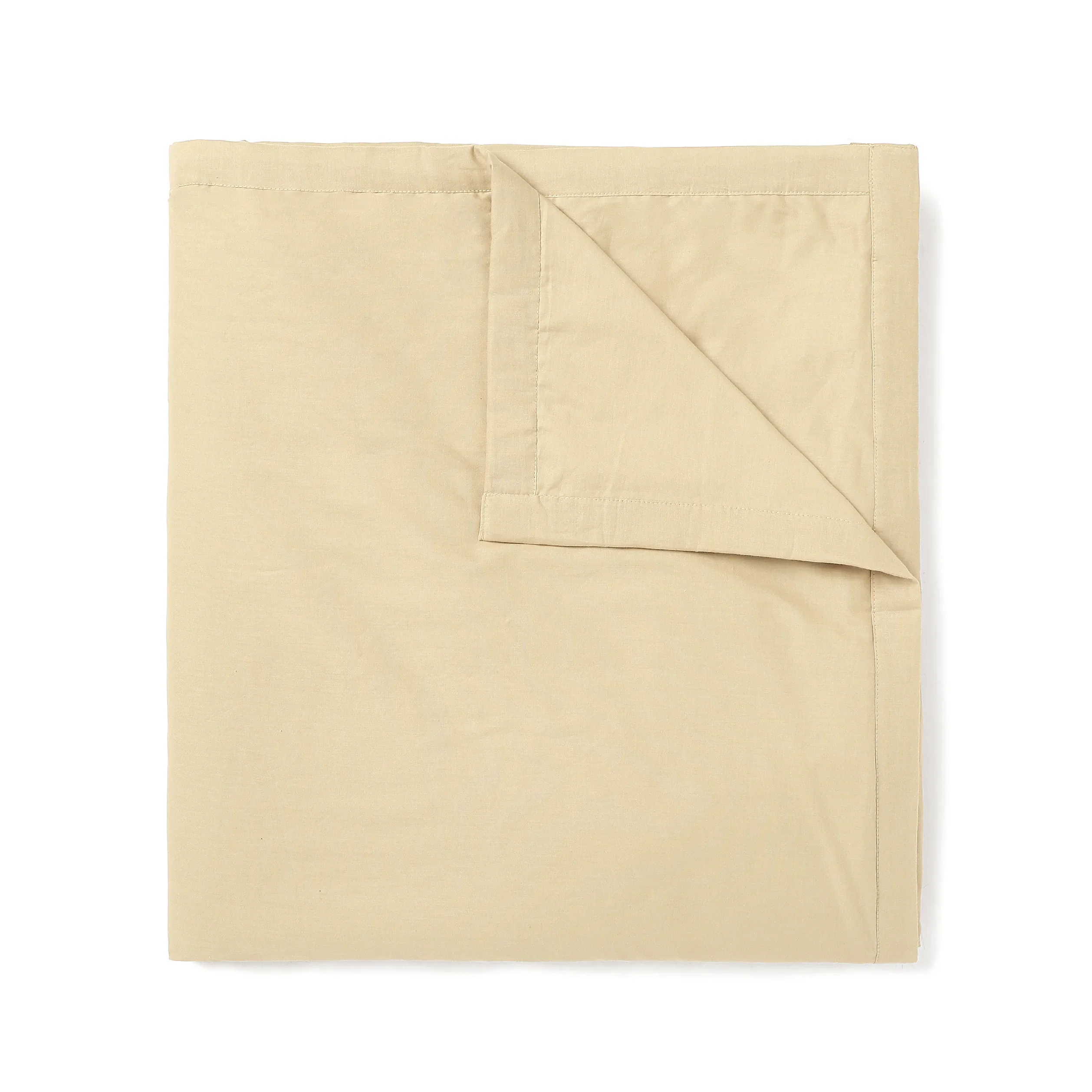 Paleto | Everyday Hues Cotton Solid Dyed Dohar with Super Soft Flannel Layering-Beige - Image 4