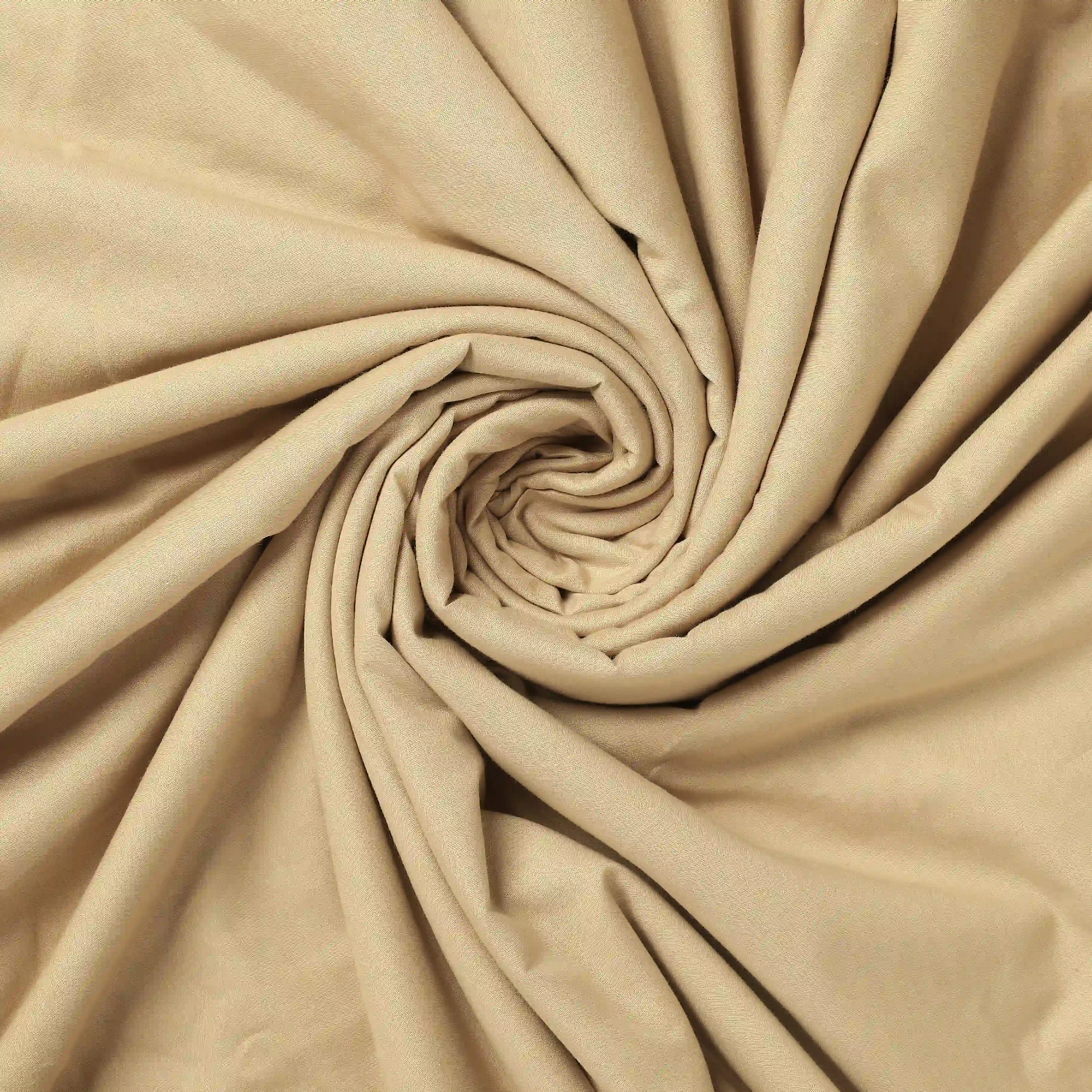 Paleto | Everyday Hues Cotton Solid Dyed Dohar with Super Soft Flannel Layering-Beige - Image 5