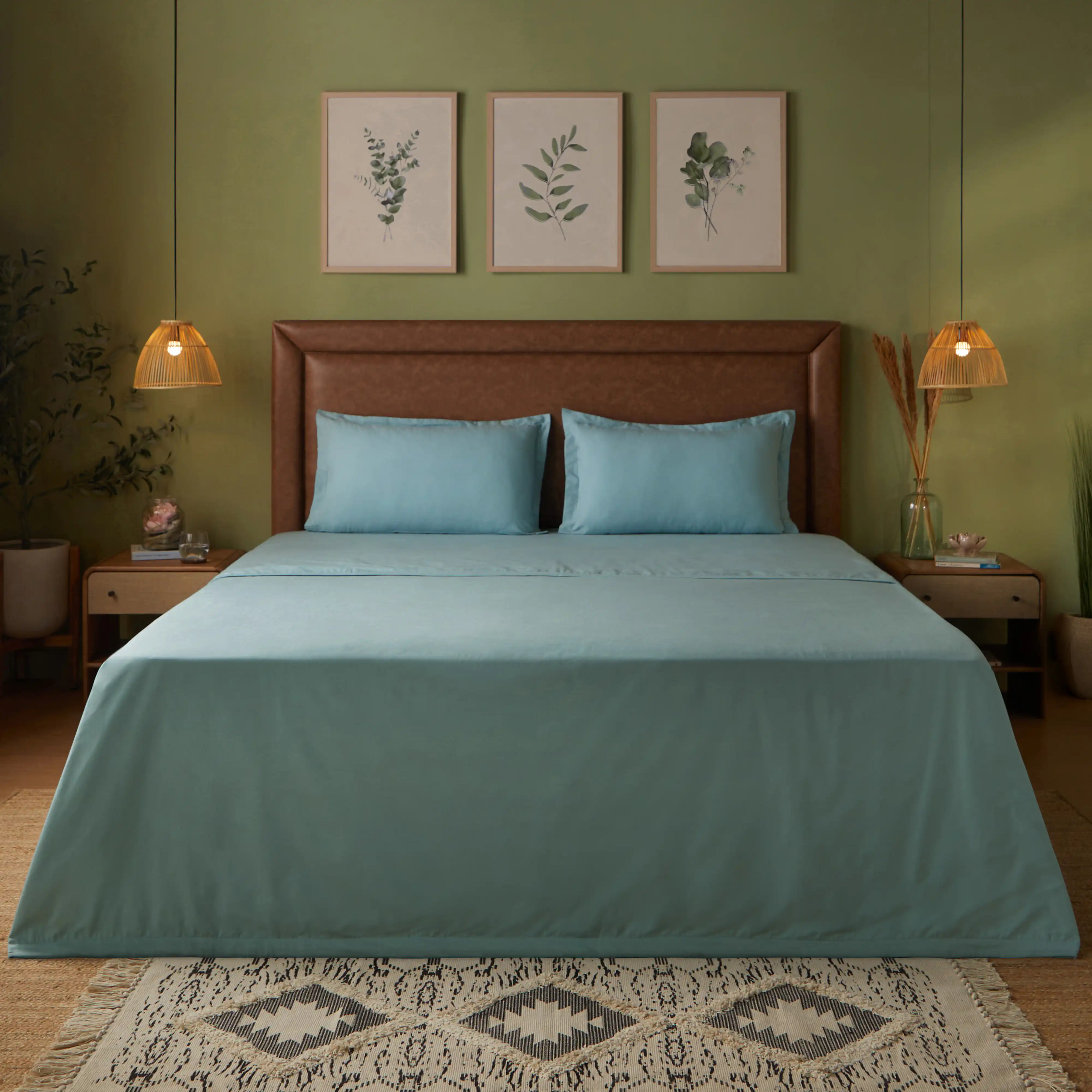 Paleto | Everyday Hues Cotton Solid Dyed Dohar with Super Soft Flannel Layering-Blue Sky - Image 7