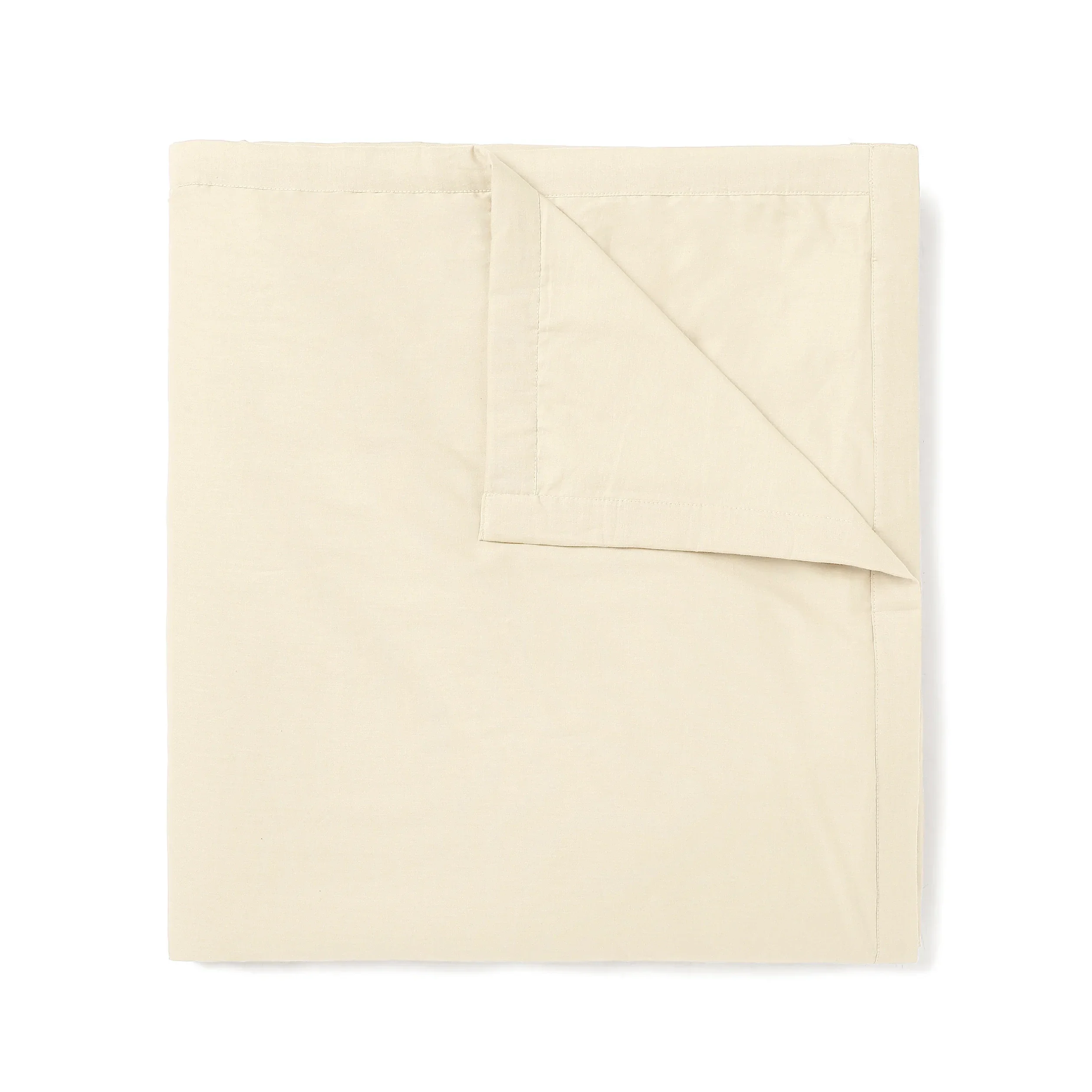 Paleto | Everyday Hues Cotton Solid Dyed Dohar with Super Soft Flannel Layering-Ivory - Image 4