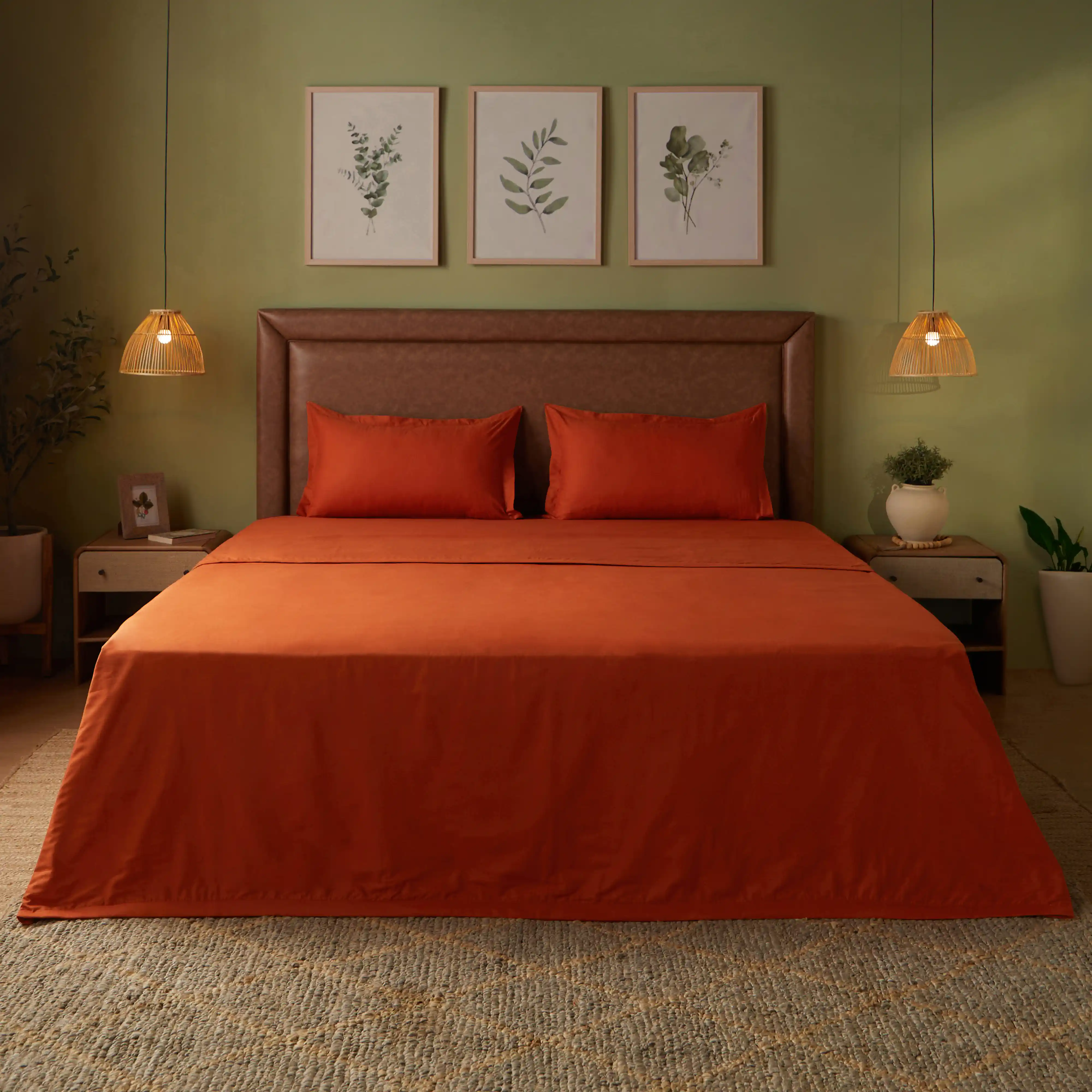 Paleto | Everyday Hues Cotton Solid Dyed Dohar with Super Soft Flannel Layering-Rust - Image 7