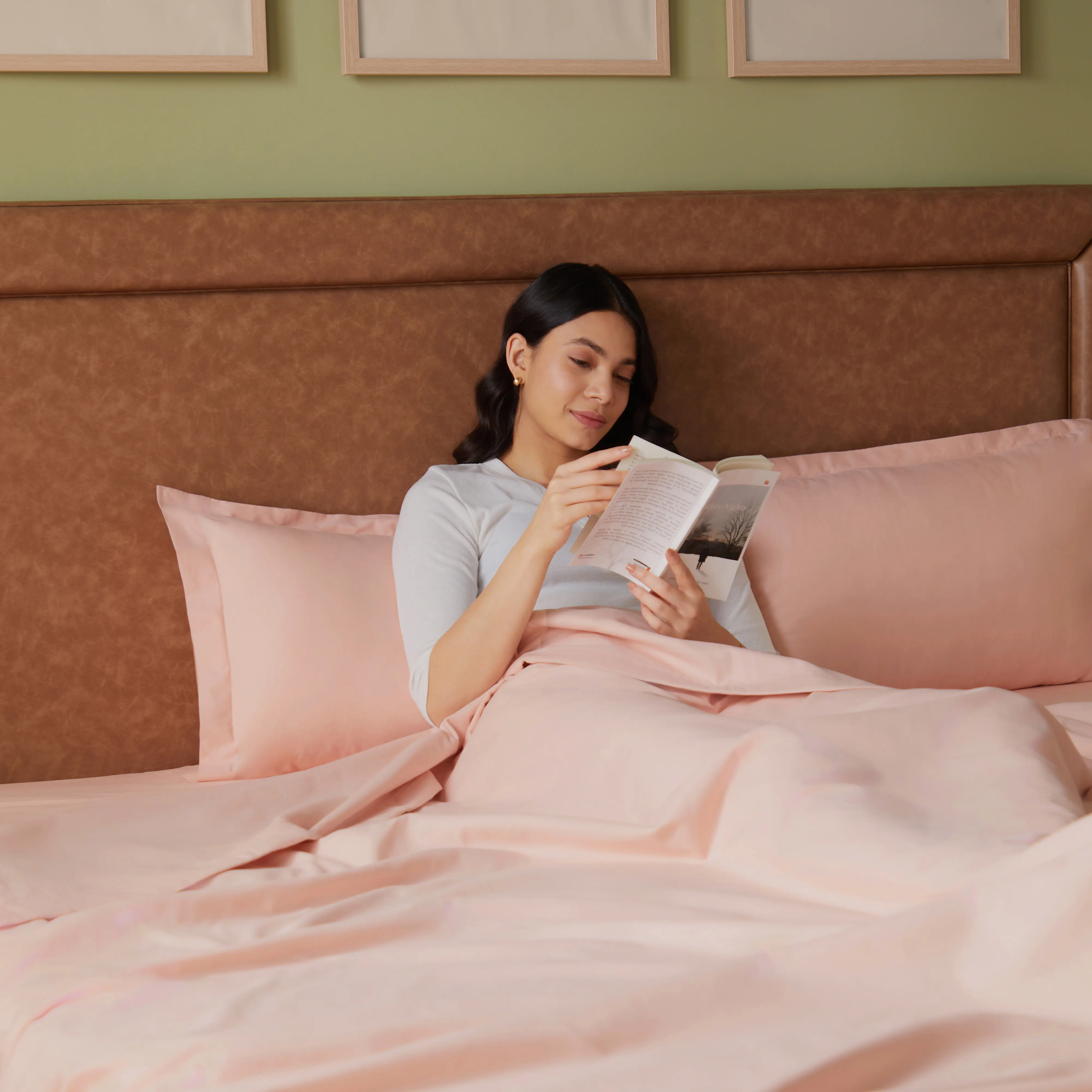 Paleto | Everyday Hues Cotton Solid Dyed Dohar with Super Soft Flannel Layering-Veiled Rose - Image 3
