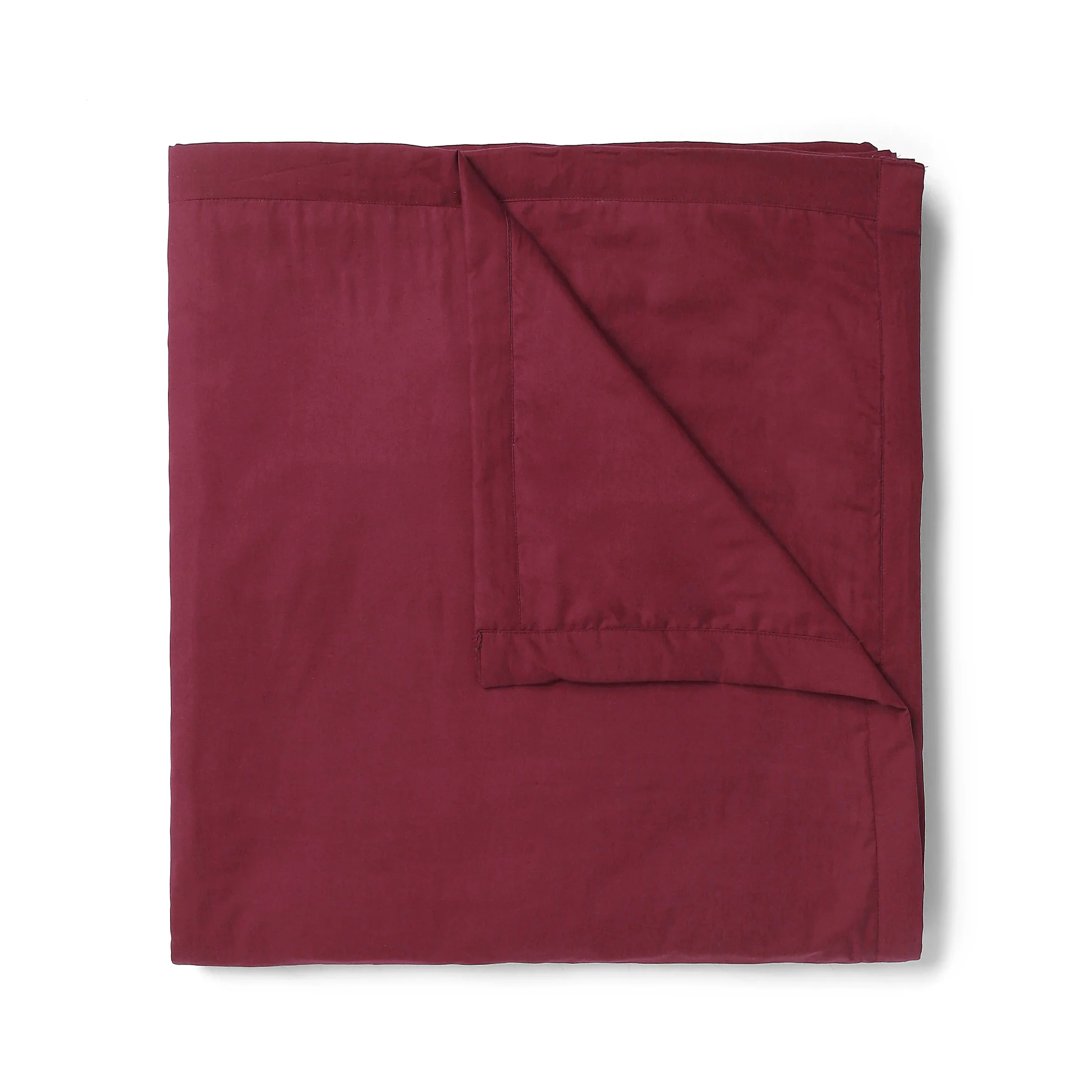 Paleto | Everyday Hues Cotton Solid Dyed Dohar with Super Soft Flannel Layering-Windsor Wine - Image 4