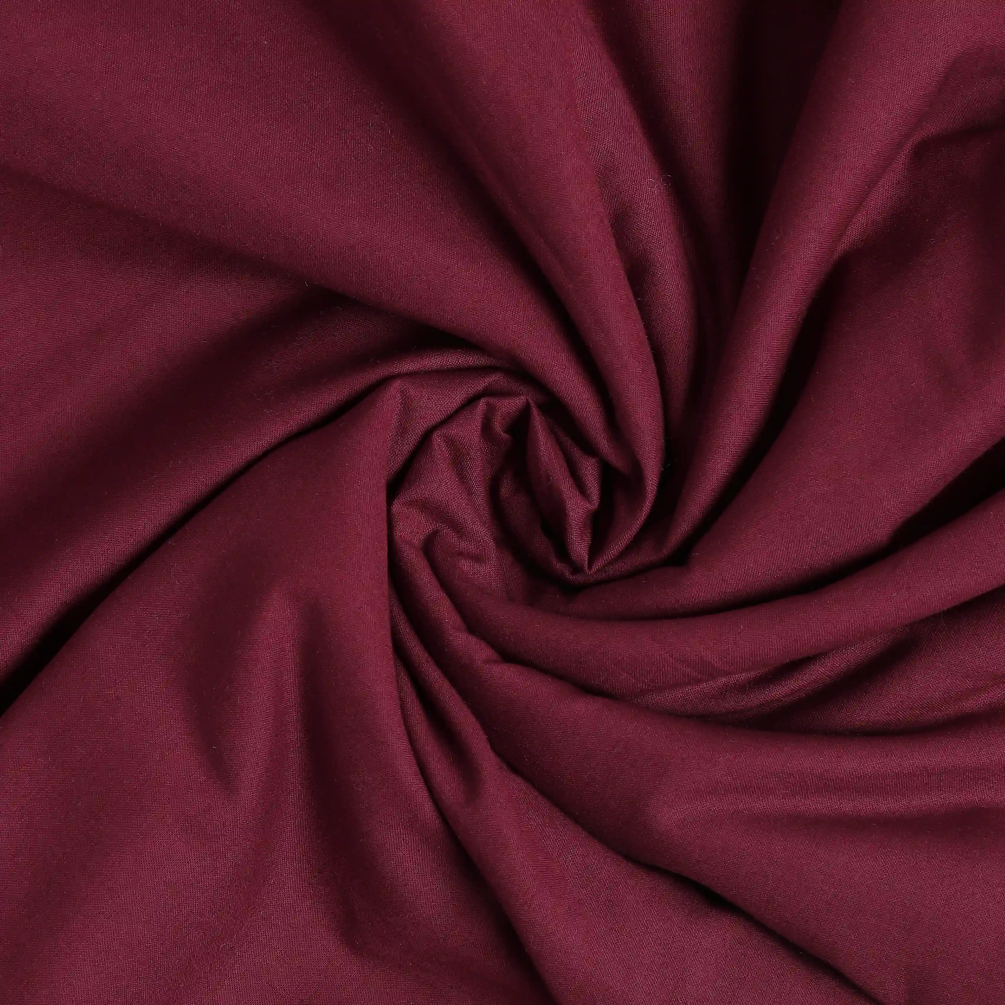 Paleto | Everyday Hues Cotton Solid Dyed Dohar with Super Soft Flannel Layering-Windsor Wine - Image 5