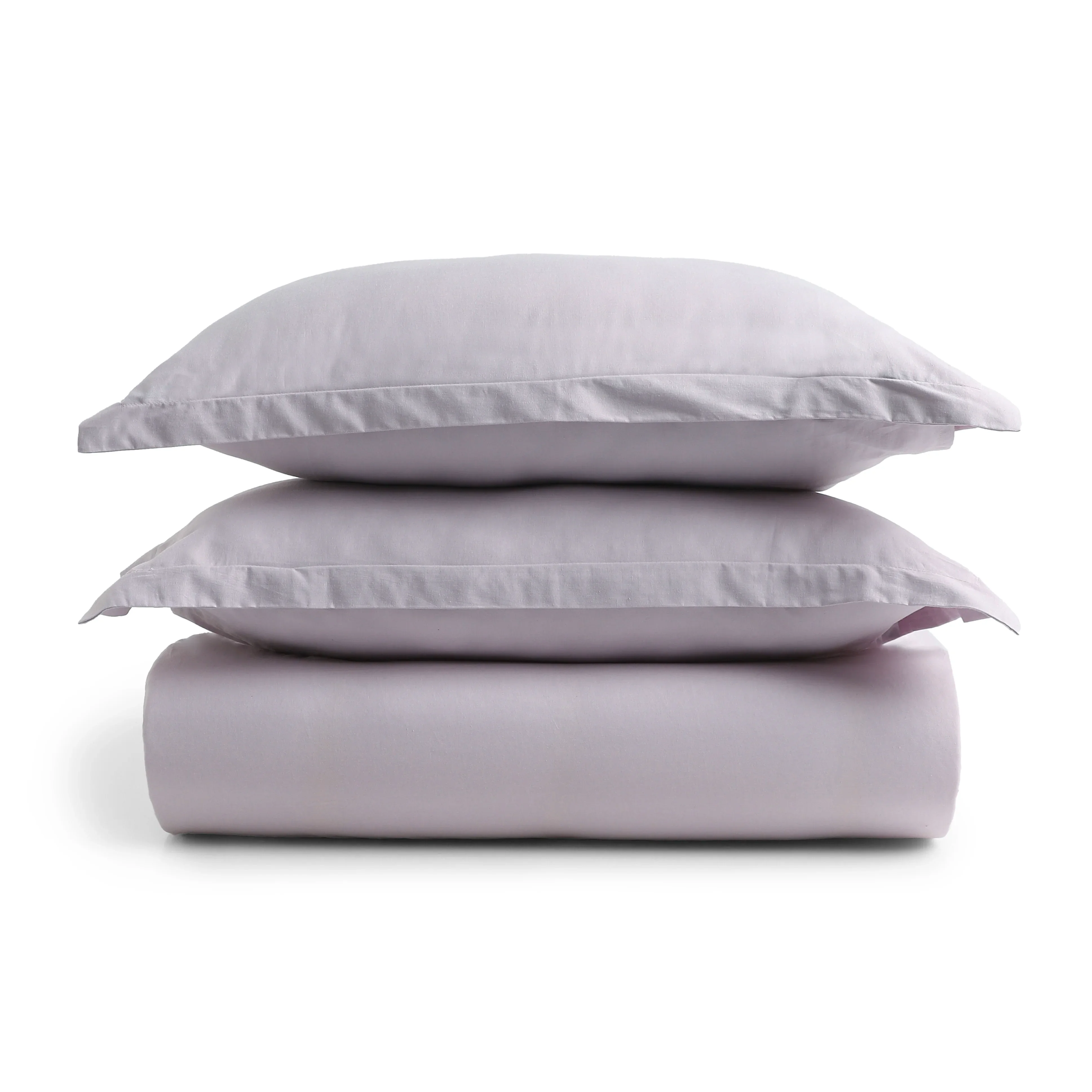 Paleto | Everyday Hues Solid Dyed Cotton Fitted Sheet Set-Grey Lavender - Image 12