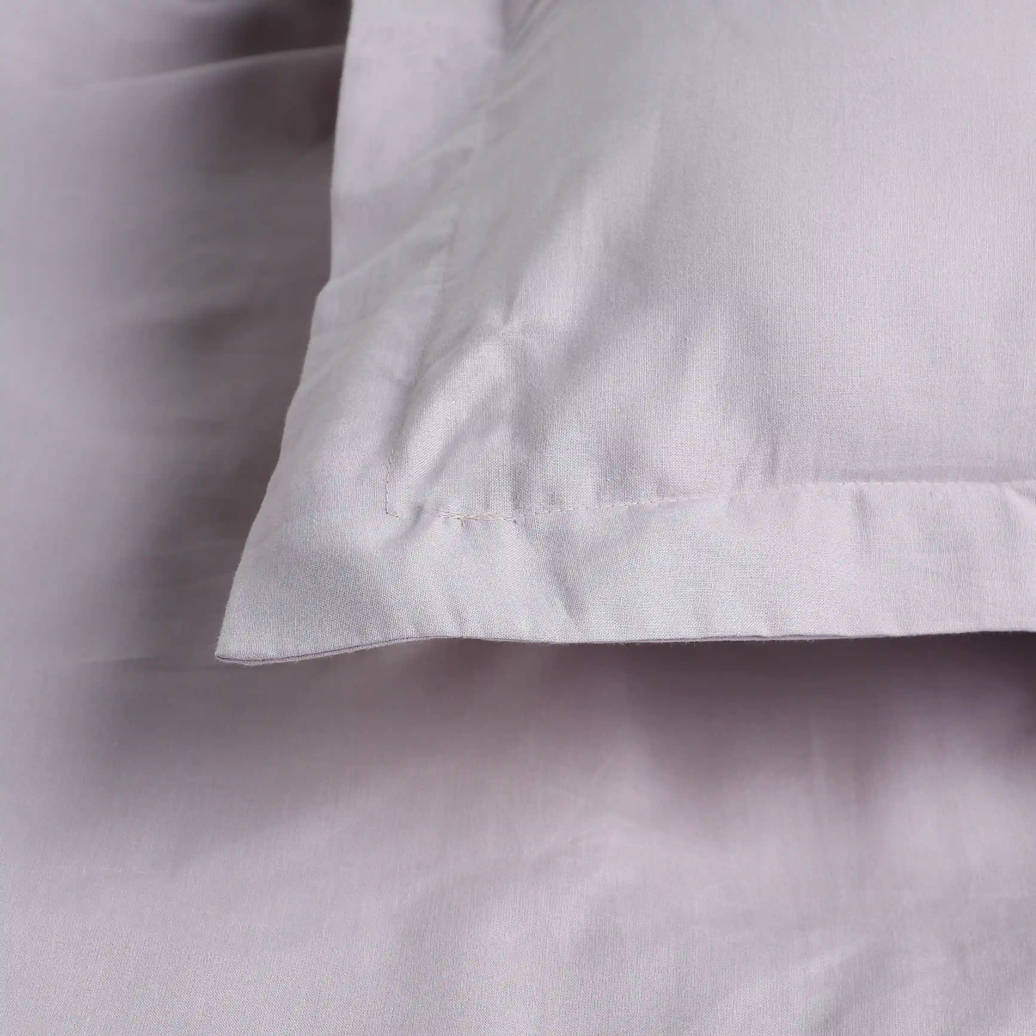 Paleto | Everyday Hues Solid Dyed Cotton Fitted Sheet Set-Grey Lavender - Image 13