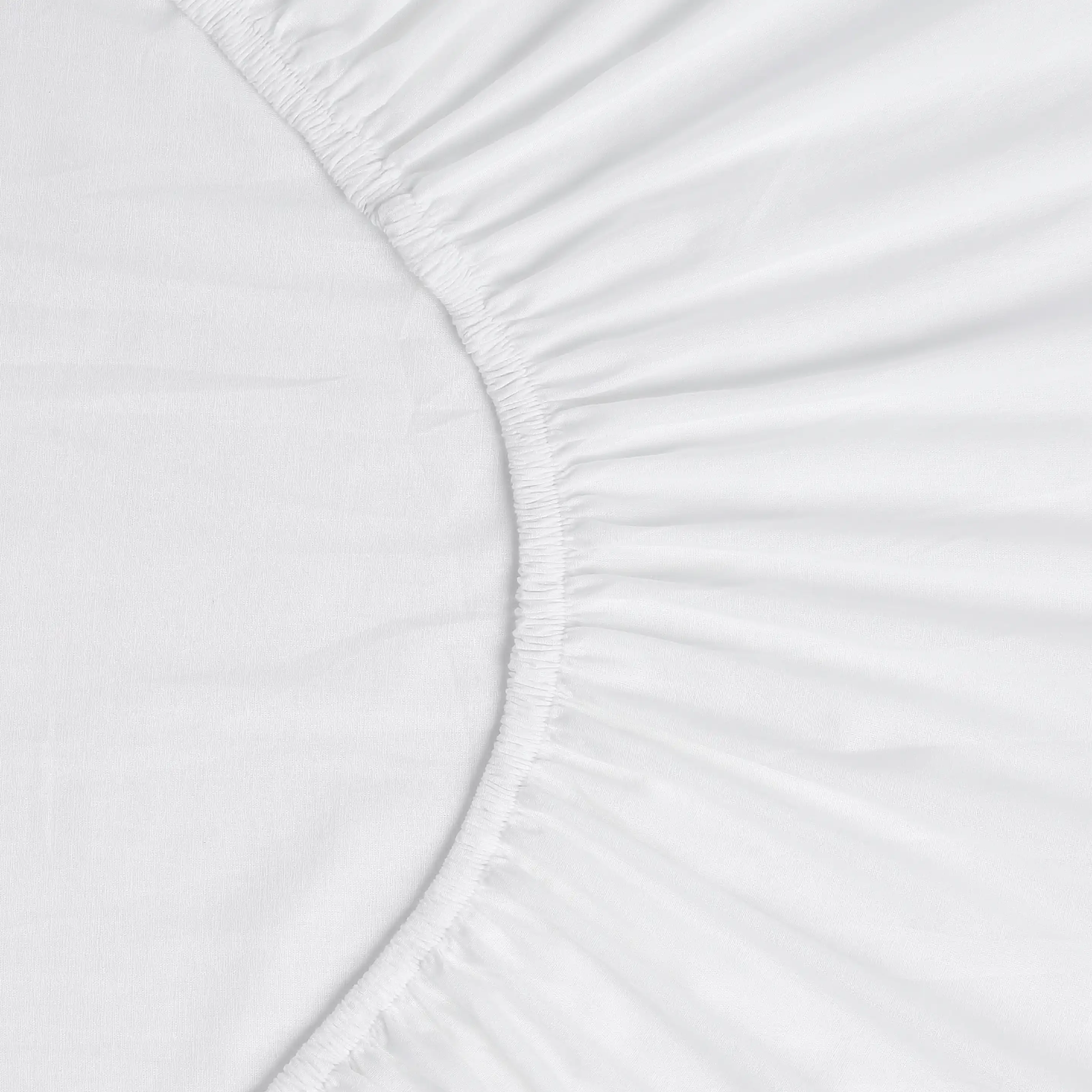 Paleto | Everyday Hues Solid Dyed Cotton Fitted Sheet Set-White - Image 7