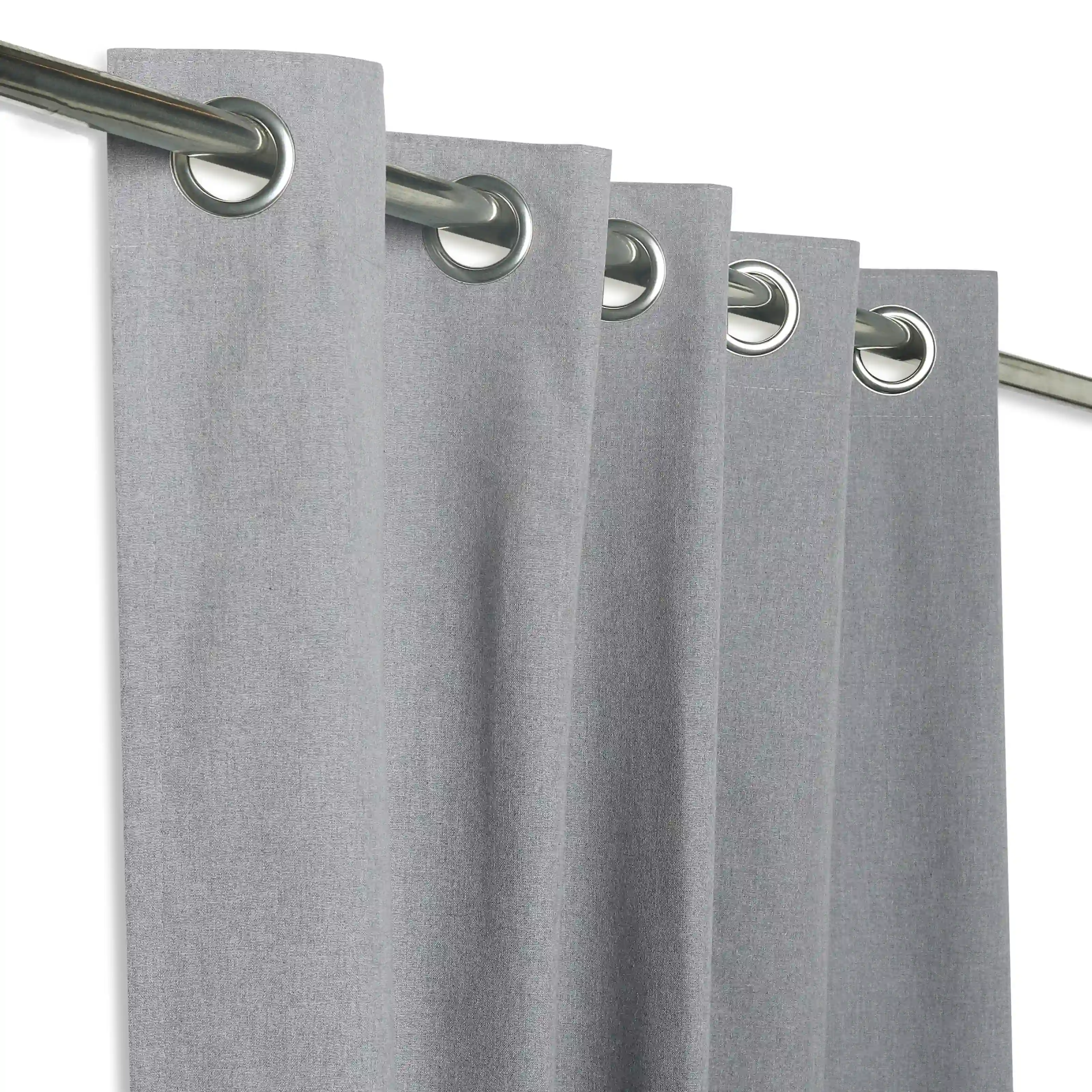 Pelushe Set Of 2 100% Cotton Solid Readymade Curtains | Everyday Hues - Image 78