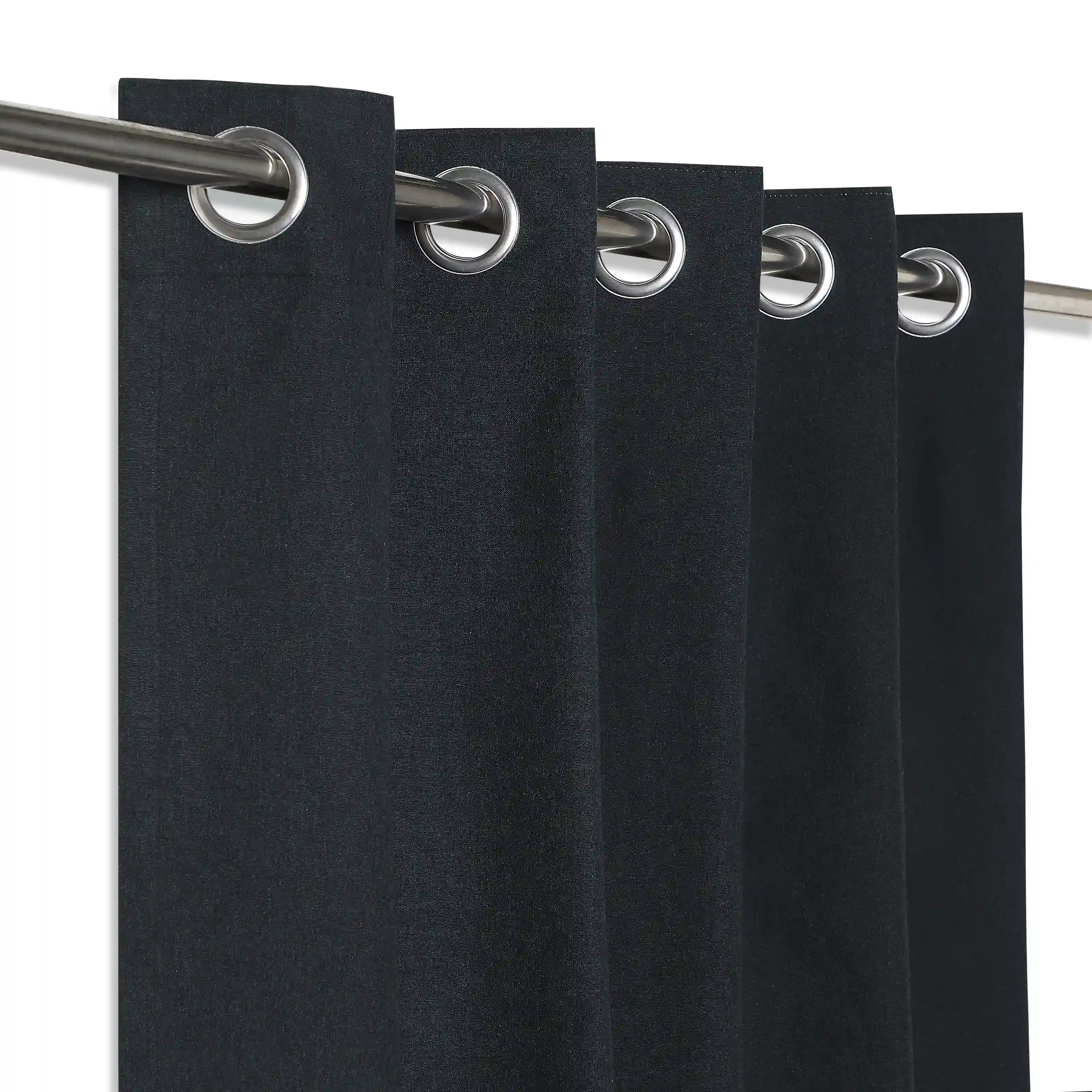 Pelushe Set Of 2 100% Cotton Solid Readymade Curtains | Everyday Hues - Image 82