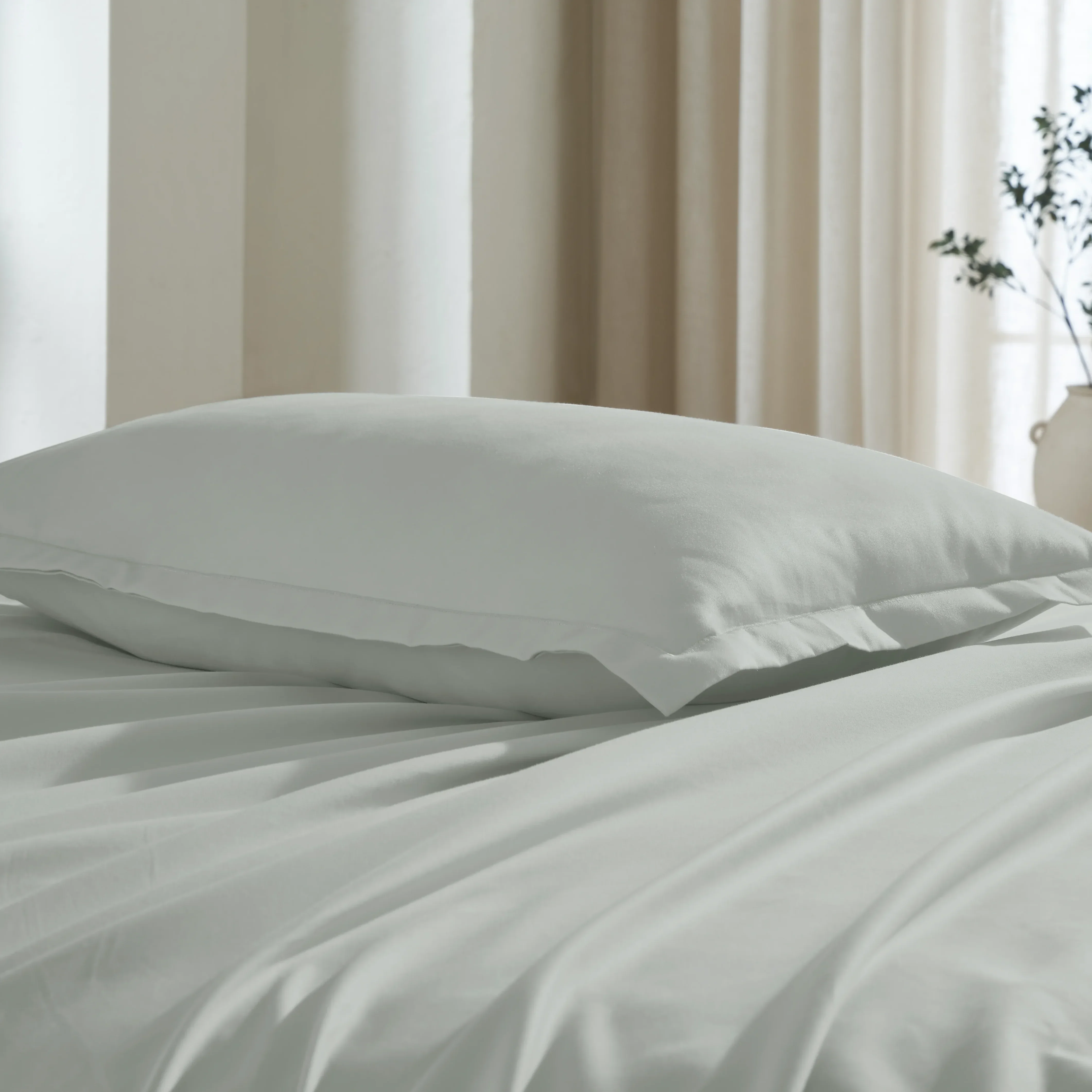 Pelushe | 800TC Long Staple Cotton Luxurious Super Soft Bedsheet Set | Pillow Cover with Merrow Hem Treatment - Image 15