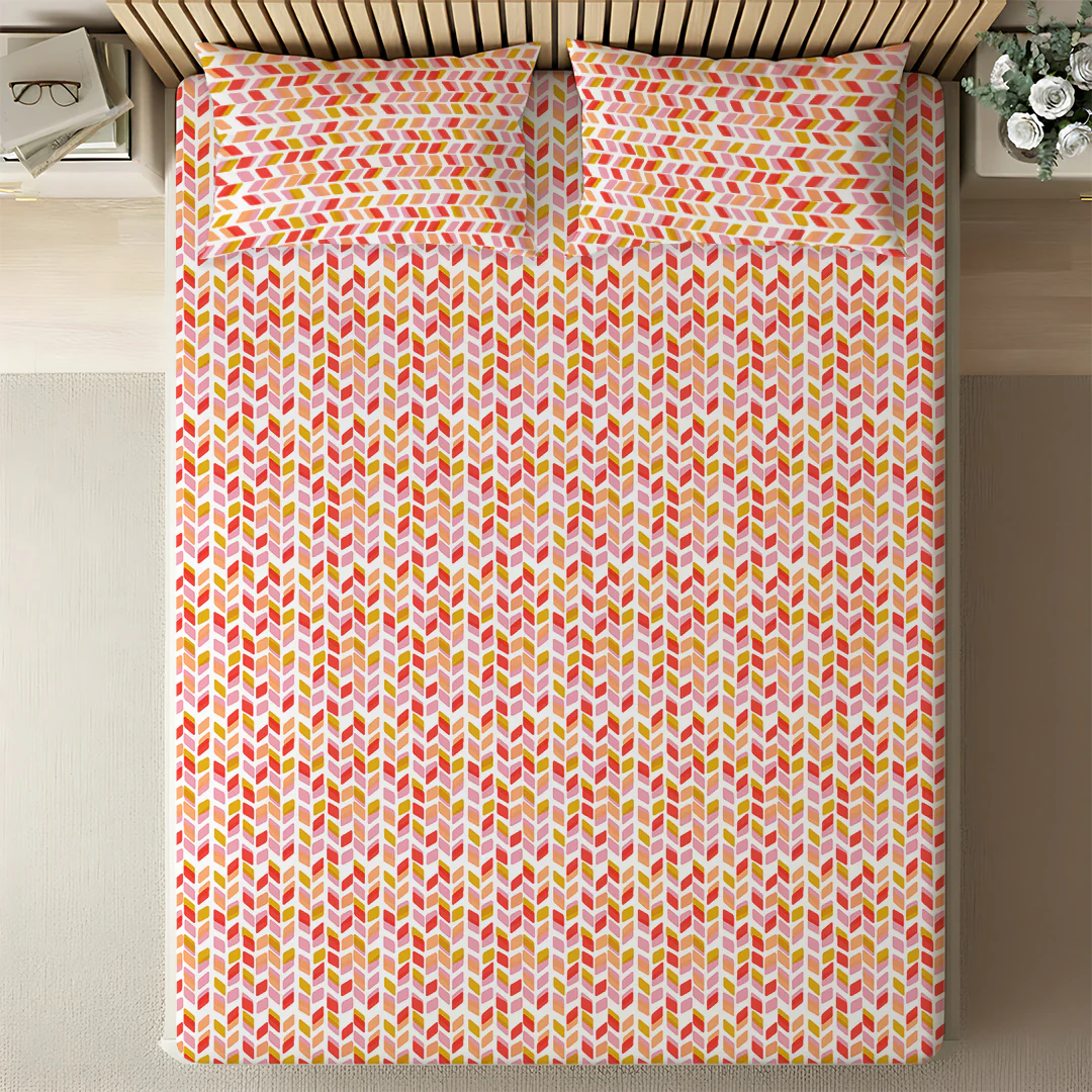Pure Nest Printed Bedsheet Set - Image 149