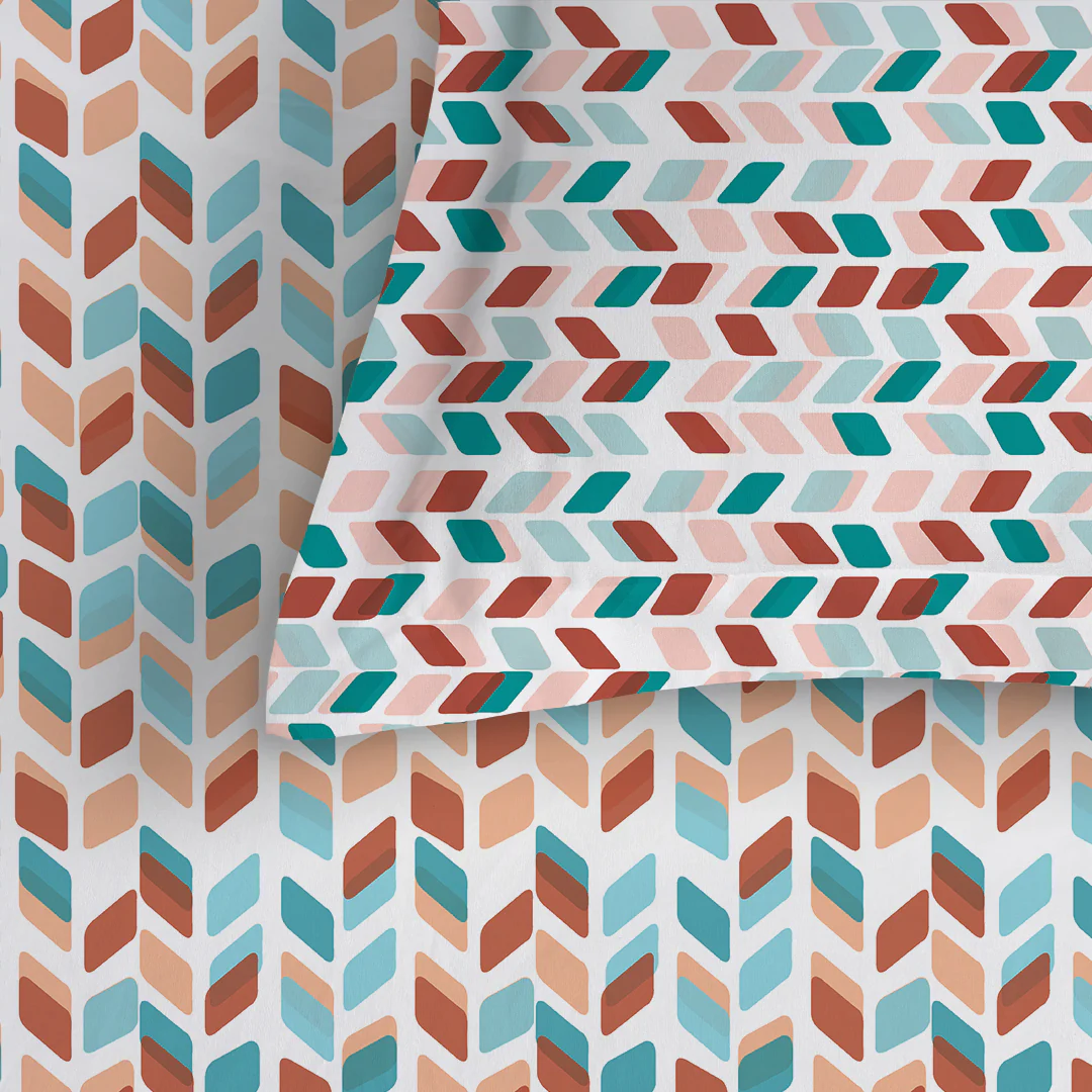 Pure Nest Printed Bedsheet Set - Image 24