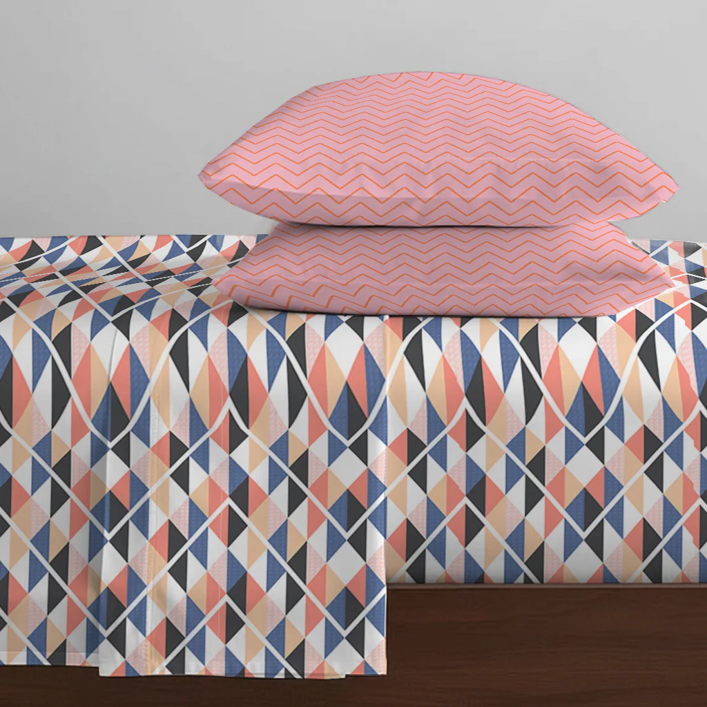 Pure Nest Printed Bedsheet Set - Image 41