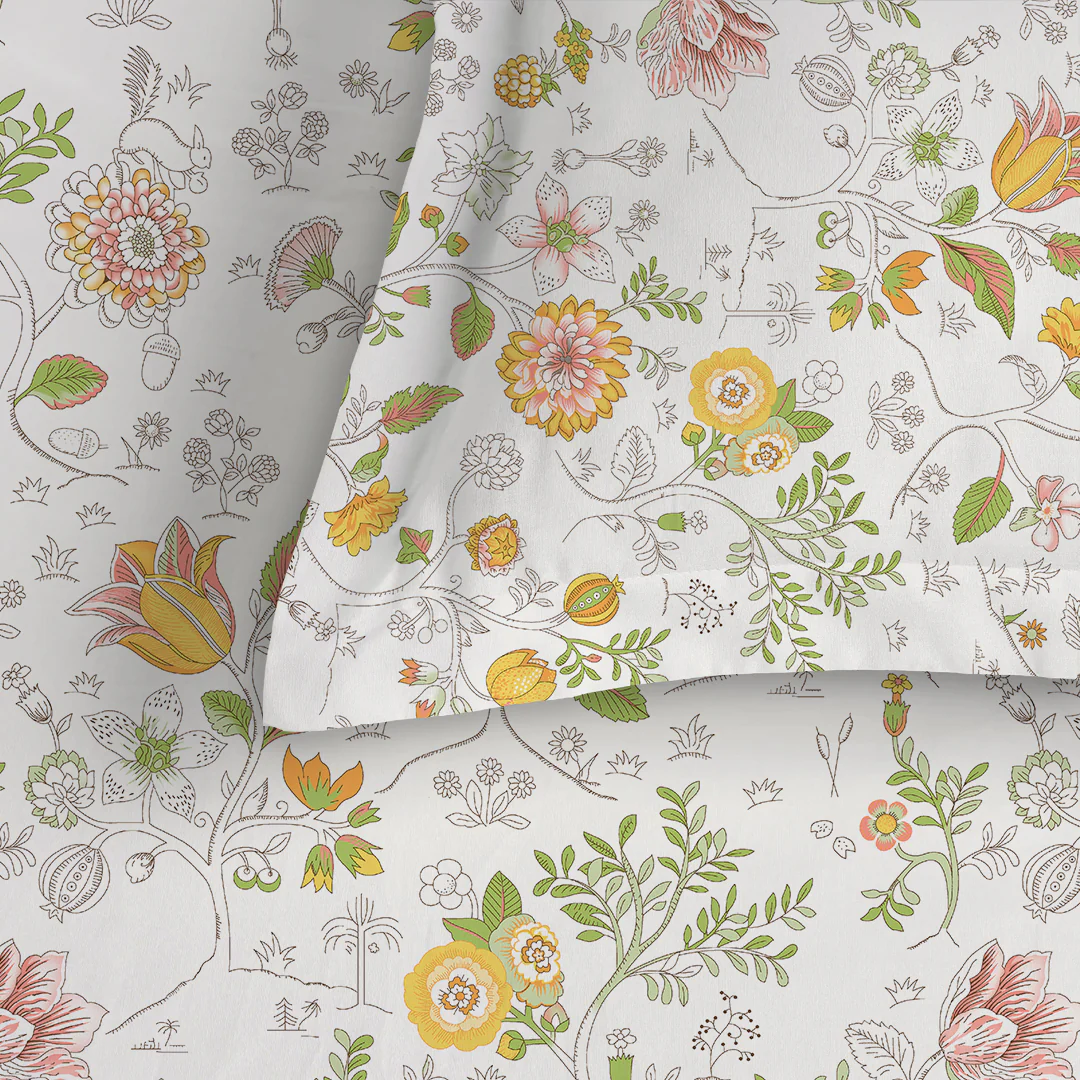 Pure Nest Printed Fitted Sheet Set - Image 110