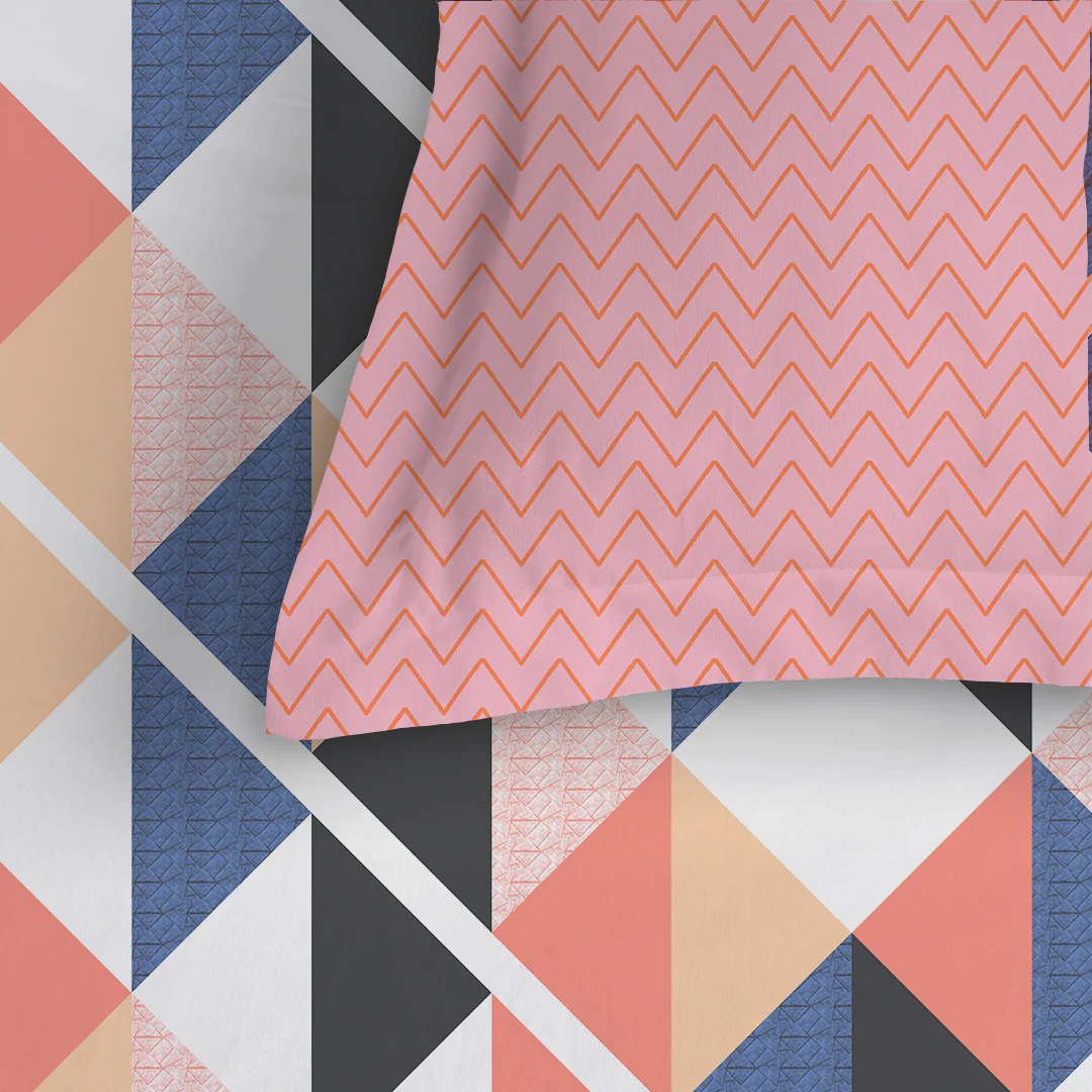 Pure Nest Printed Fitted Sheet Set - Image 122