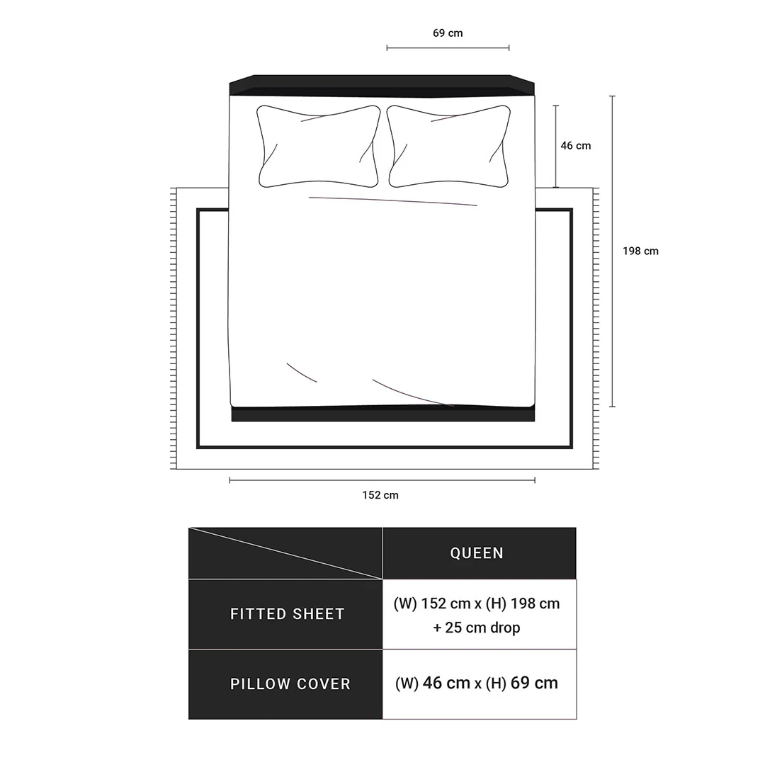 Pure Nest Printed Fitted Sheet Set - Image 20