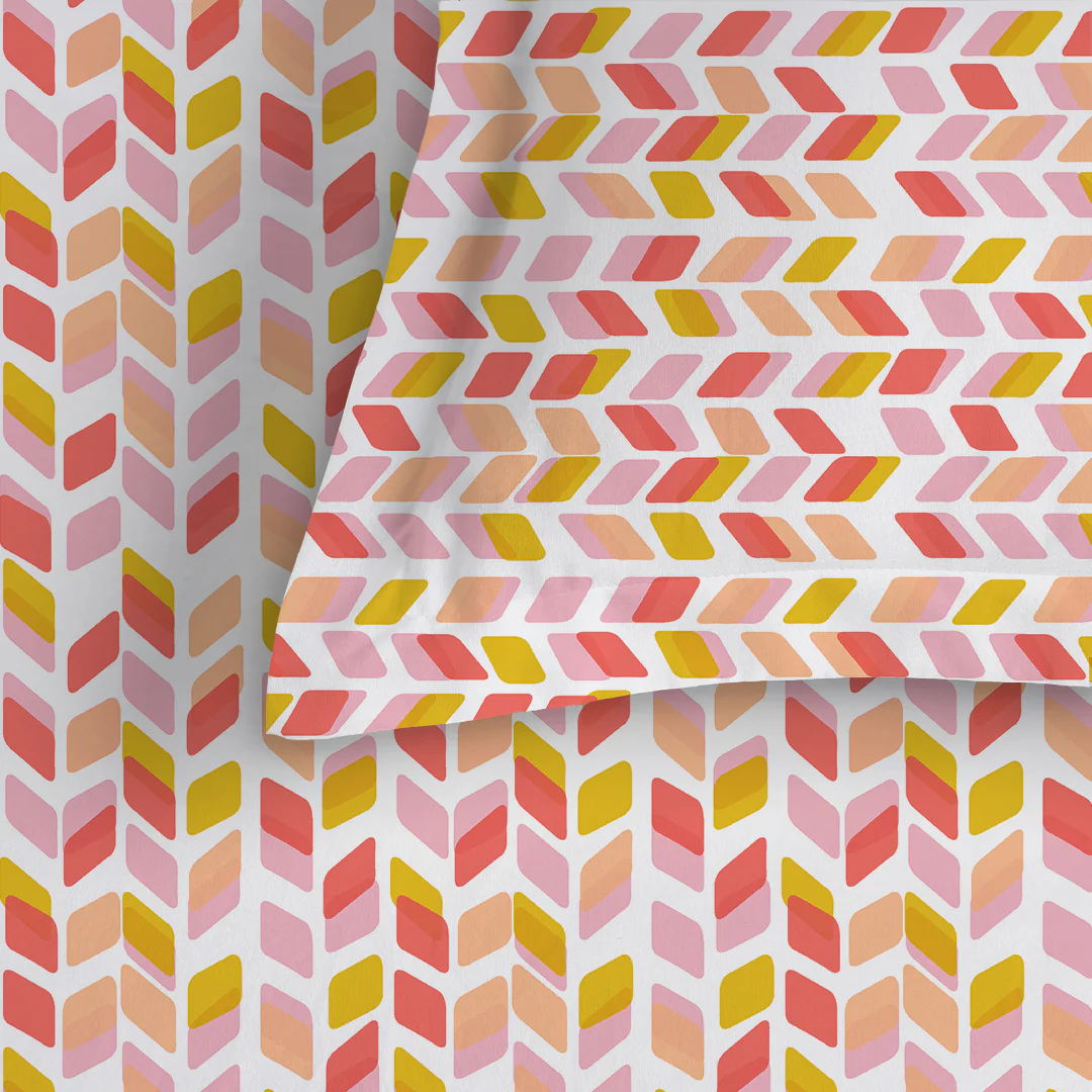 Pure Nest Printed Fitted Sheet Set - Image 27
