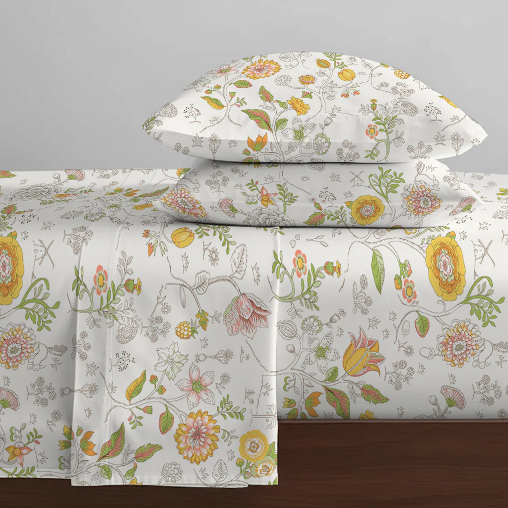 Pure Nest Printed Fitted Sheet Set - Image 42