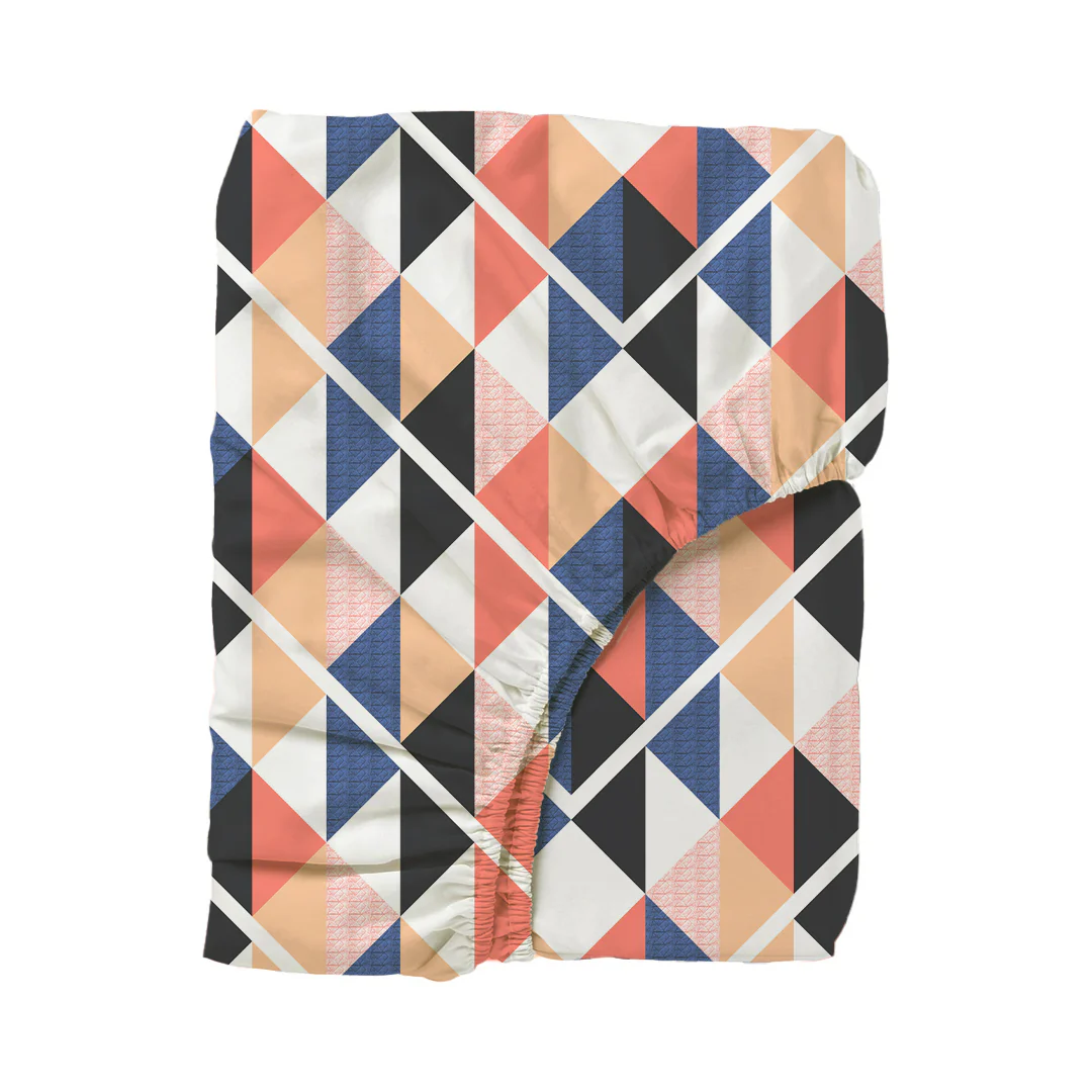 Pure Nest Printed Fitted Sheet Set - Image 57