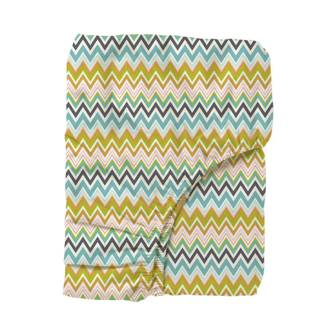 Pure Nest Printed Fitted Sheet Set - Image 62
